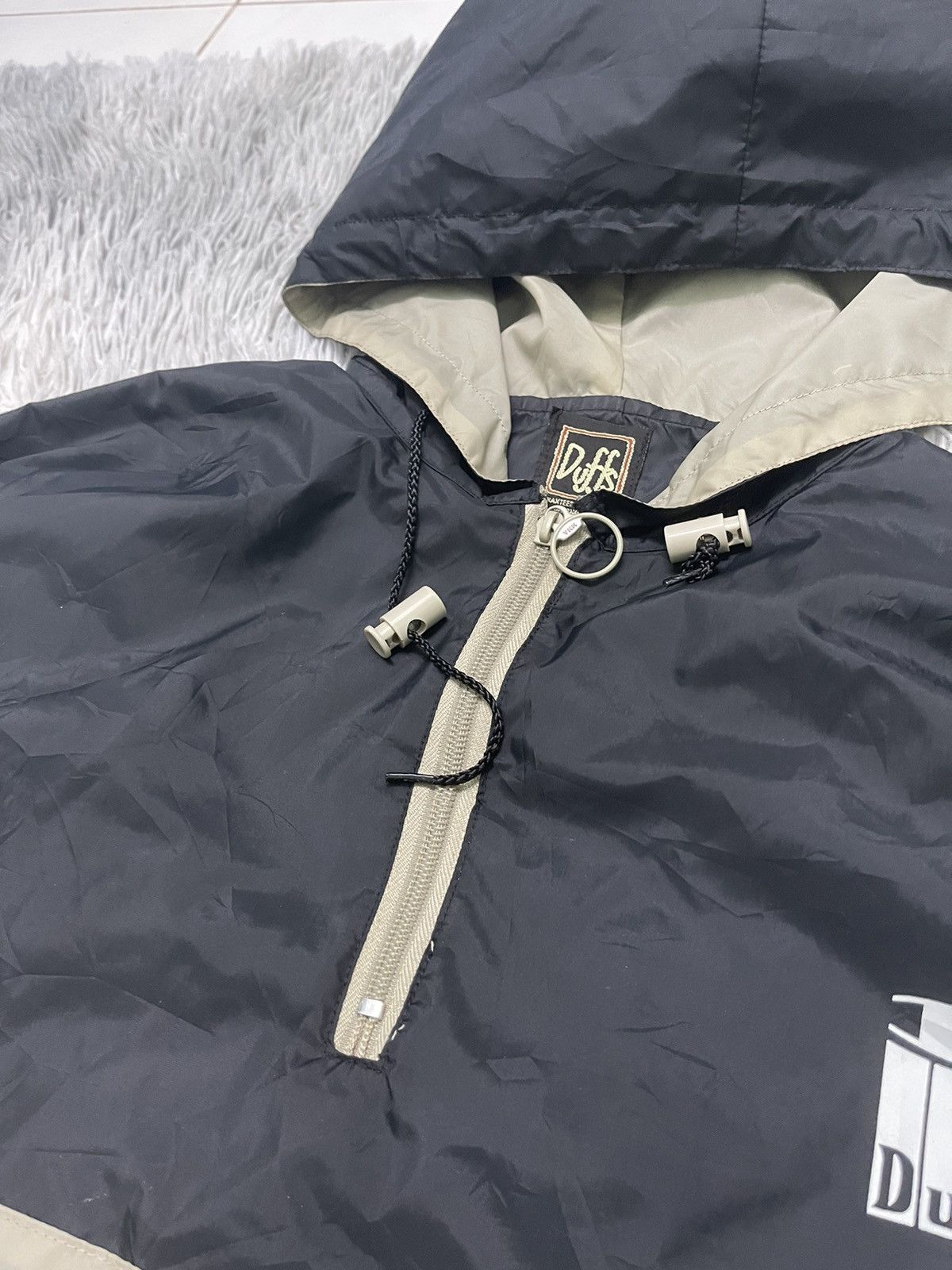 Other RARE 90s DUFFS SKATEBOARD HALF ZIPPER WINDBREAKER RARE Size US XL / EU 56 / 4 - 11 Thumbnail