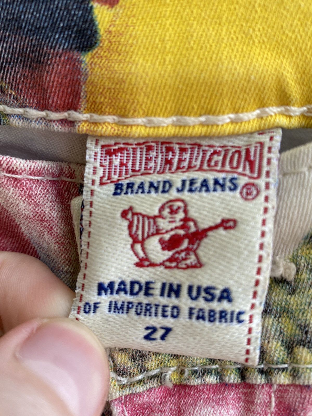 True Religion × Vintage Vintage True Religion Floral Glory jeans Chief Keef style Size 27" / US 4 / IT 40 - 3 Thumbnail