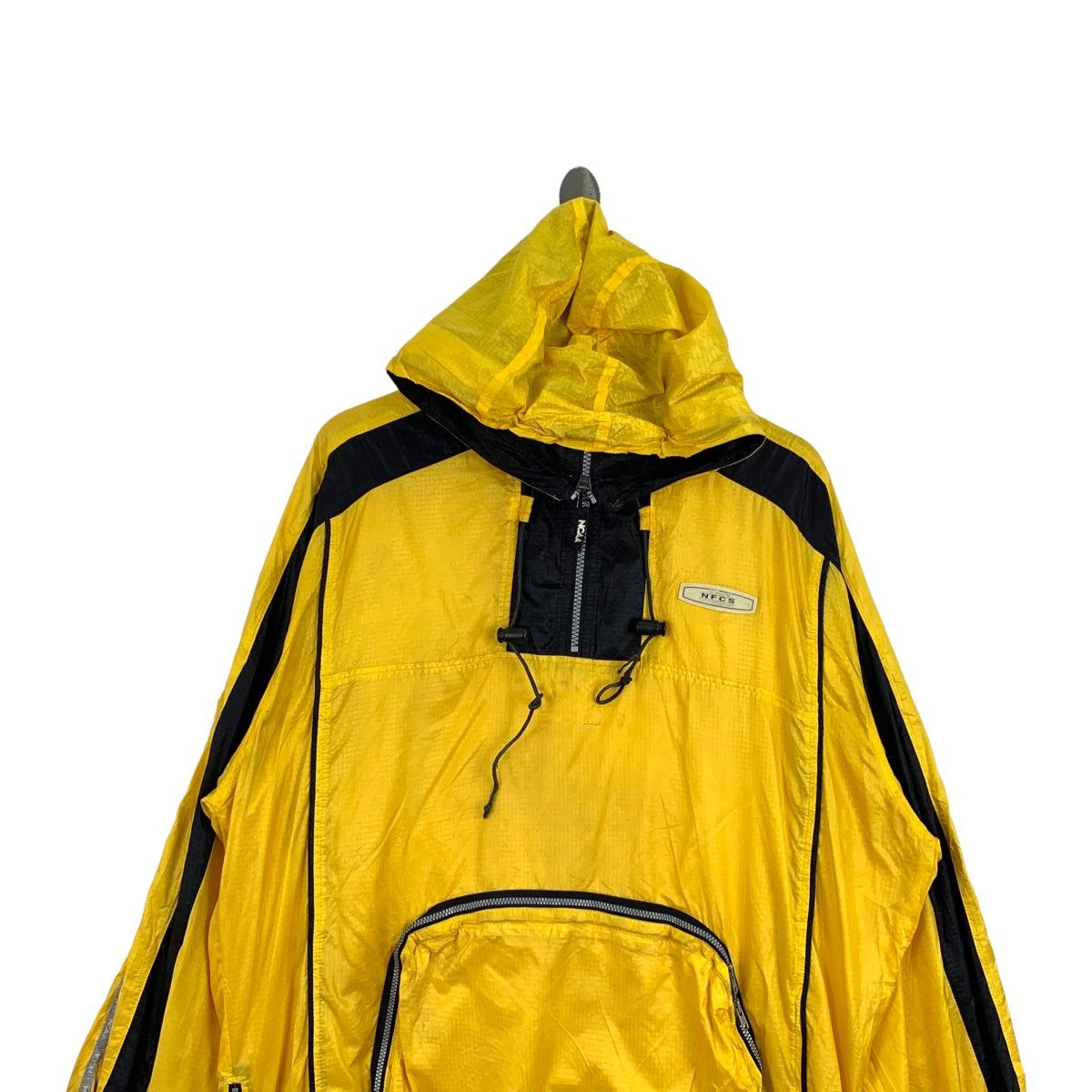 NCAA × Vintage Vintage NCAA Outdoor Hoodie Windbreaker Light Jacket Size US L / EU 52-54 / 3 - 3 Thumbnail