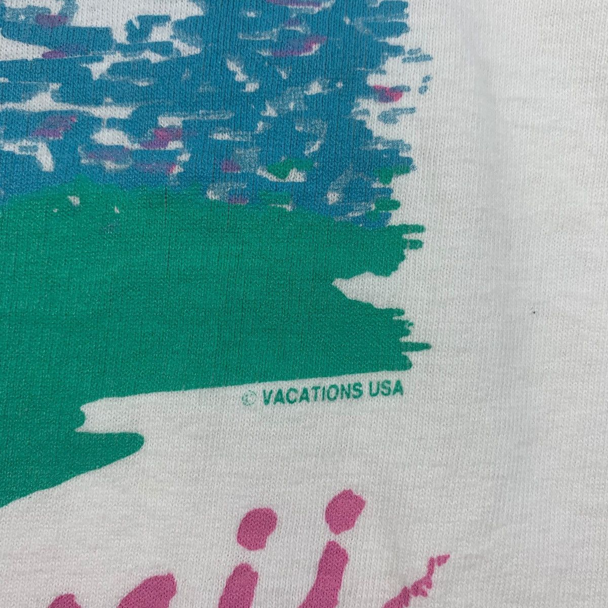 Vintage Vintage 90s LIFE on THE BEACH hawaii big logo Surfing tee Size US XL / EU 56 / 4 - 9 Thumbnail