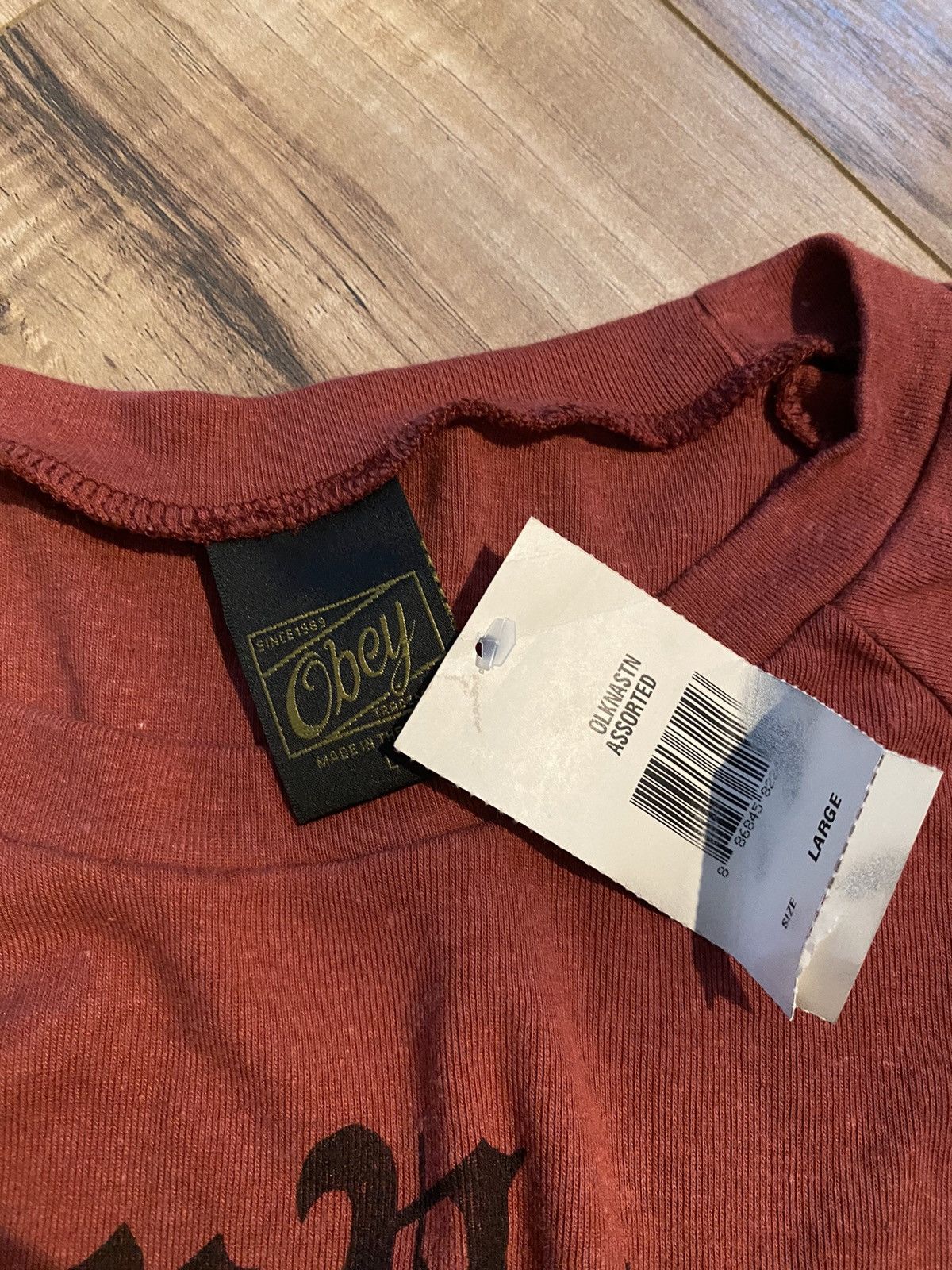 Vintage Obey Long Sleeve Shirt Shepard fairey