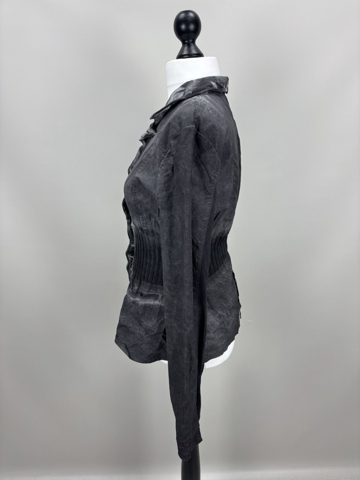 Rundholz Womens blazer jacket Barbara Speer Size 2 Color Gray Size S / US 4 / IT 40 - 8 Thumbnail