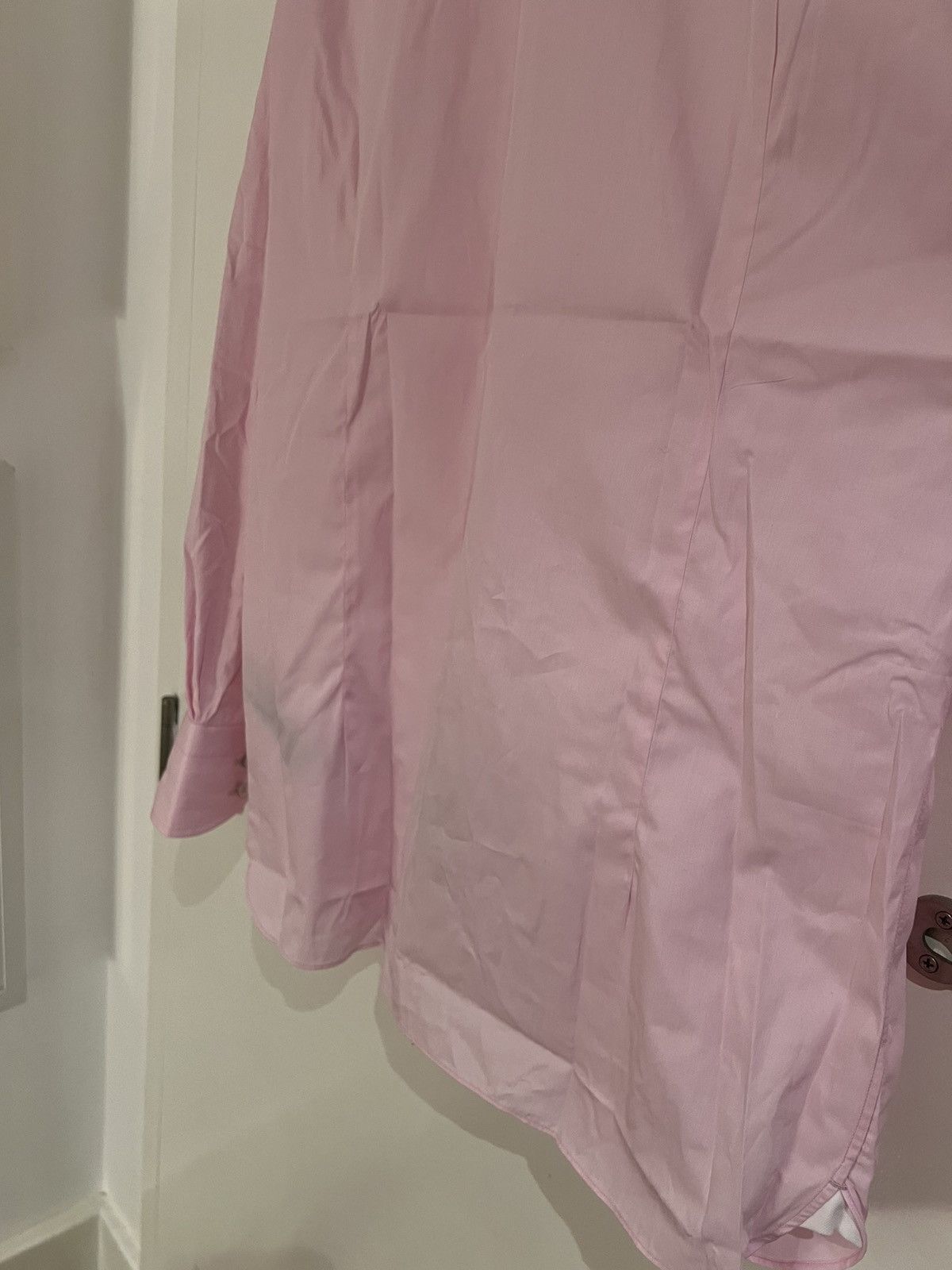Tom Ford TOM FORD Pink Dress Shirt Size 16 41 Long Sleeves Cotton Size US M / EU 48-50 / 2 - 6 Thumbnail