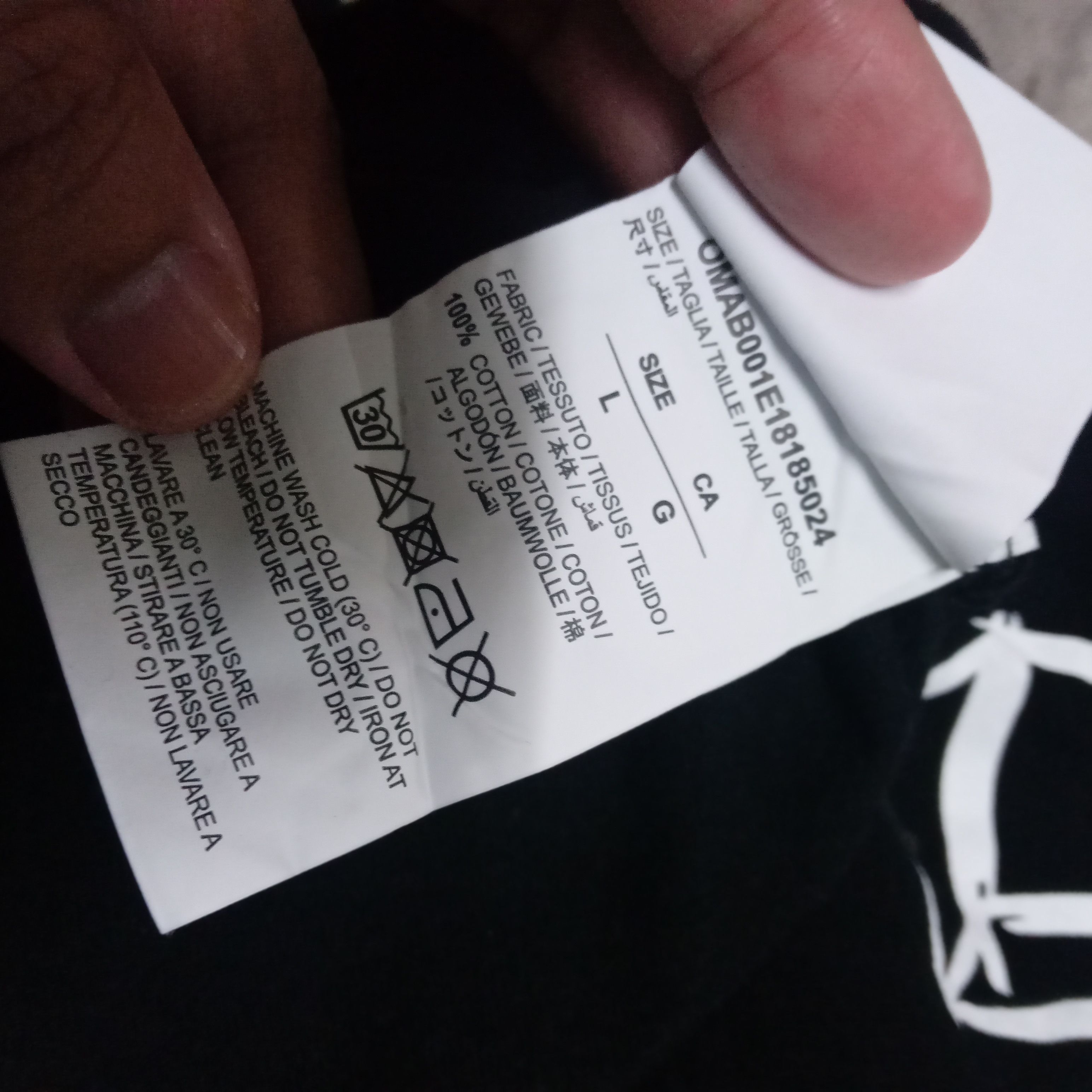 Off-White Off-White 2018 long sleeve Tee Palace Bape Supreme Size US M / EU 48-50 / 2 - 9 Thumbnail