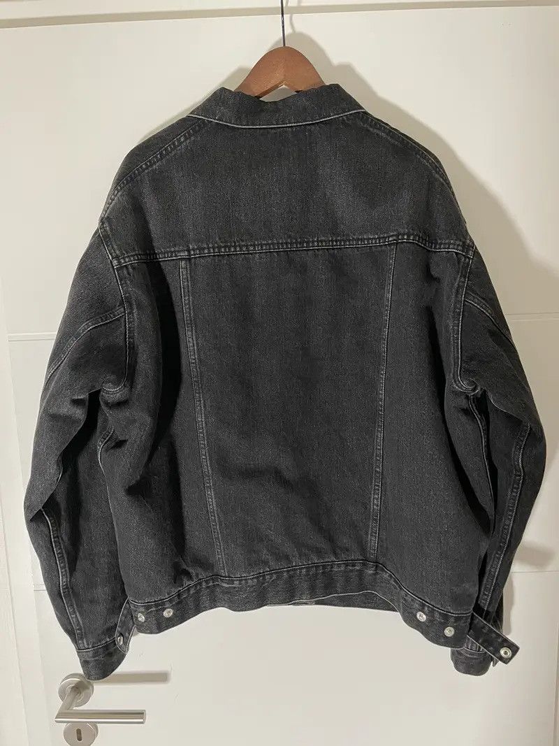 Balenciaga Balenciaga Multicolor fur lined black denim jacket Carti Size US M / EU 48-50 / 2 - 2 Thumbnail