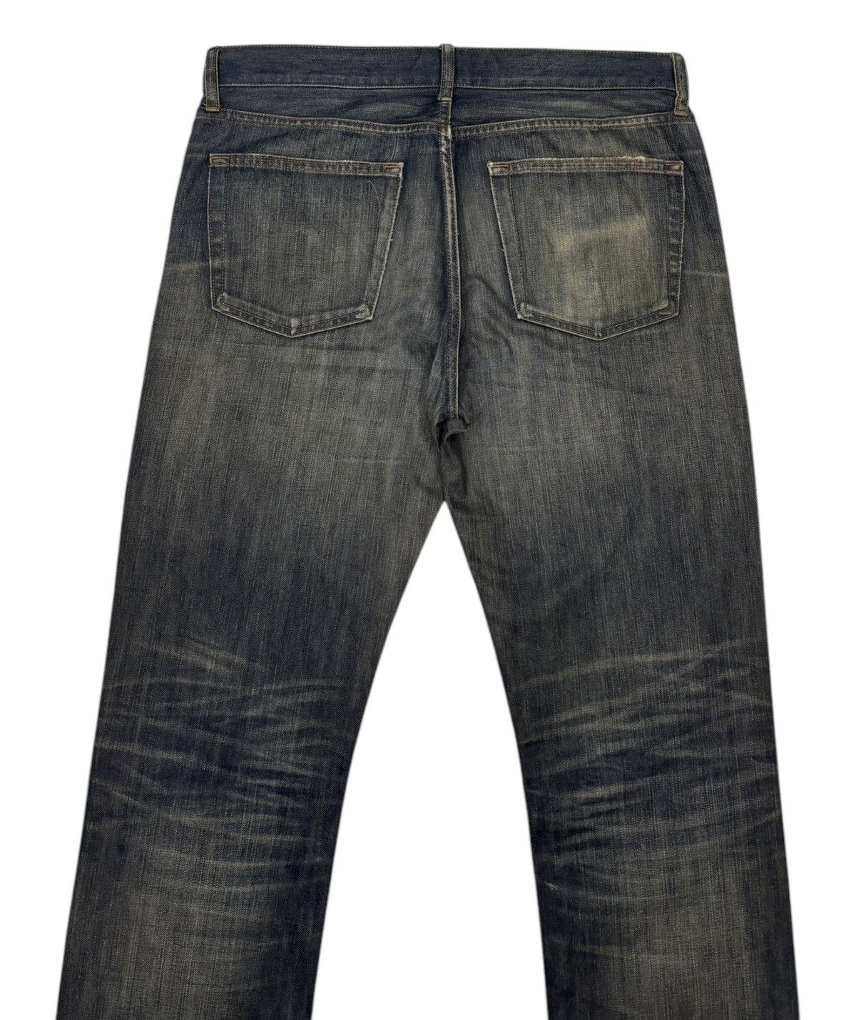 Undercover × Uniqlo DISTRESSED DENIM RUSTY MUD WASH UNIQLO UNDERCOVER STYLE JEAN Size US 36 / EU 52 - 4 Thumbnail