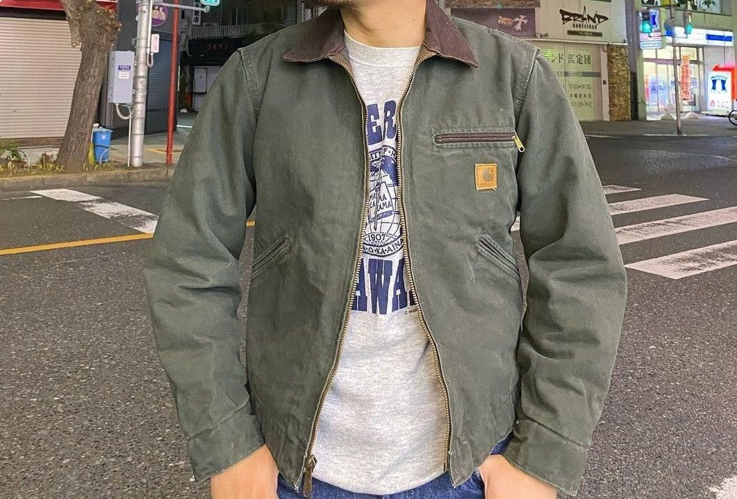 Carhartt Vintage 90s zip-up jacket workwear Size US XXL / EU 58 / 5 - 4 Thumbnail