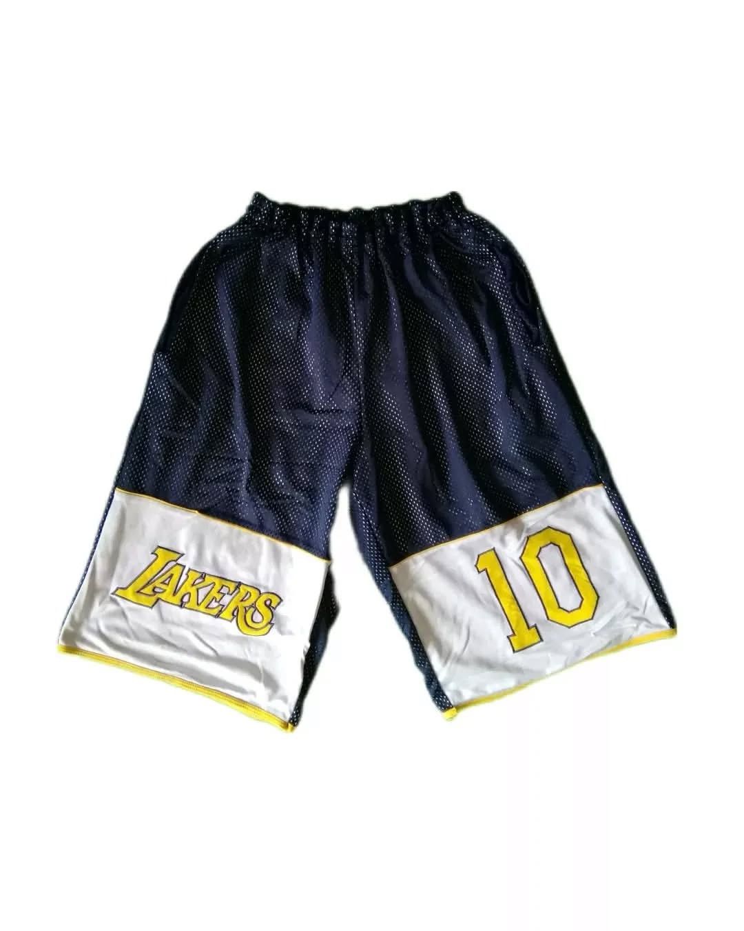 NBA × Vintage Vintage NBA Lakers 10 Basketball Short Pants Size US 31 - 1 Thumbnail