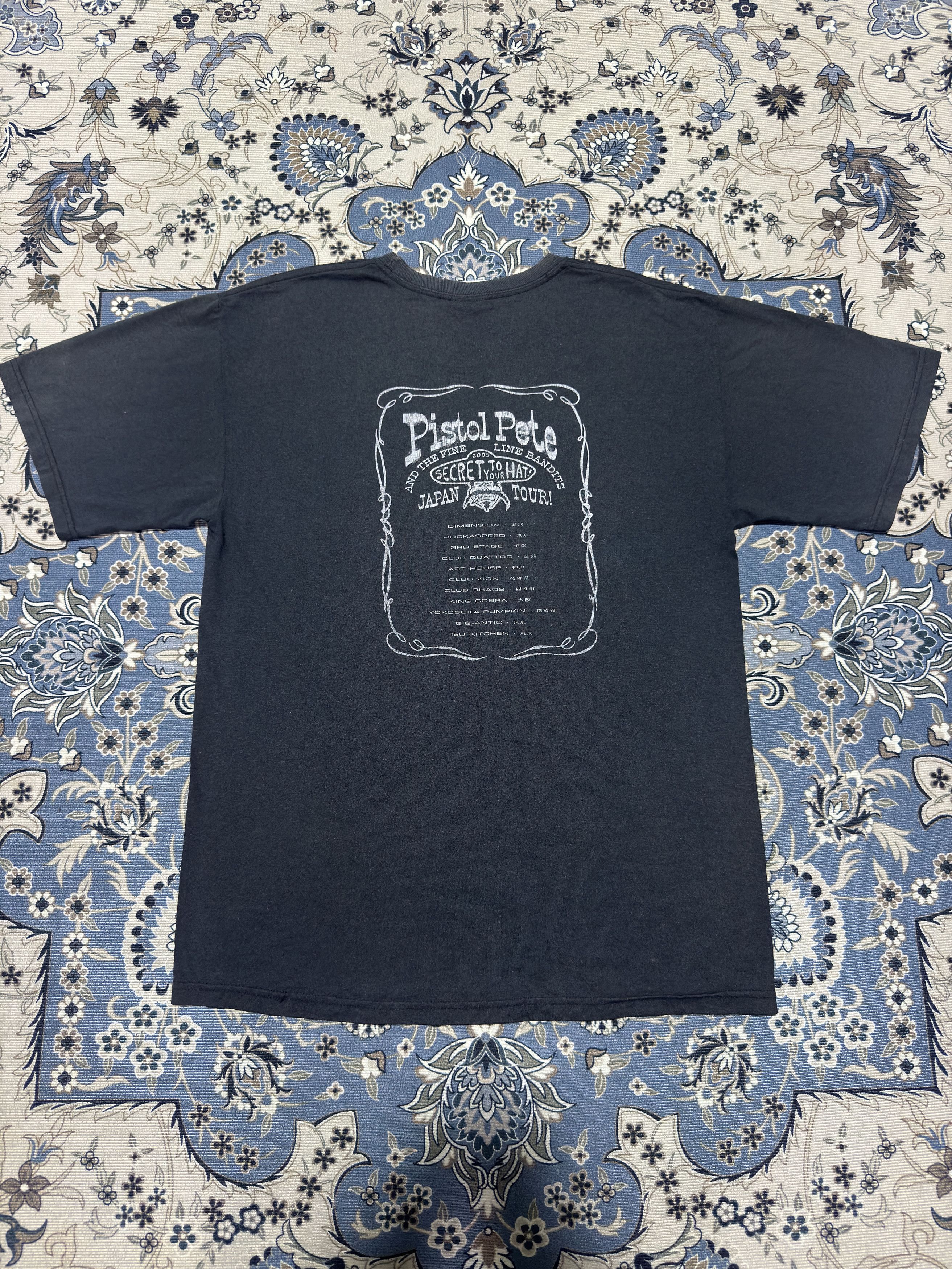 Band Tees × Rap Tees × Vintage Vintage Pistol Pete Vs The Robot Tour T shirt Sun Faded Size US M / EU 48-50 / 2 - 2 Thumbnail