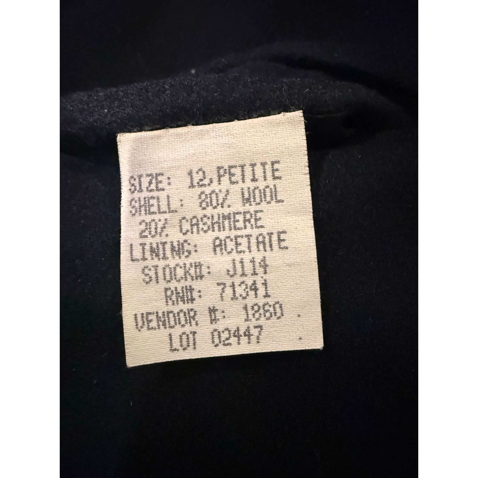L.L. Bean Vintage L.L. Bean Black Wool Blazer – Petite 12P Size XL / US 12-14 / IT 48-50 - 2 Thumbnail