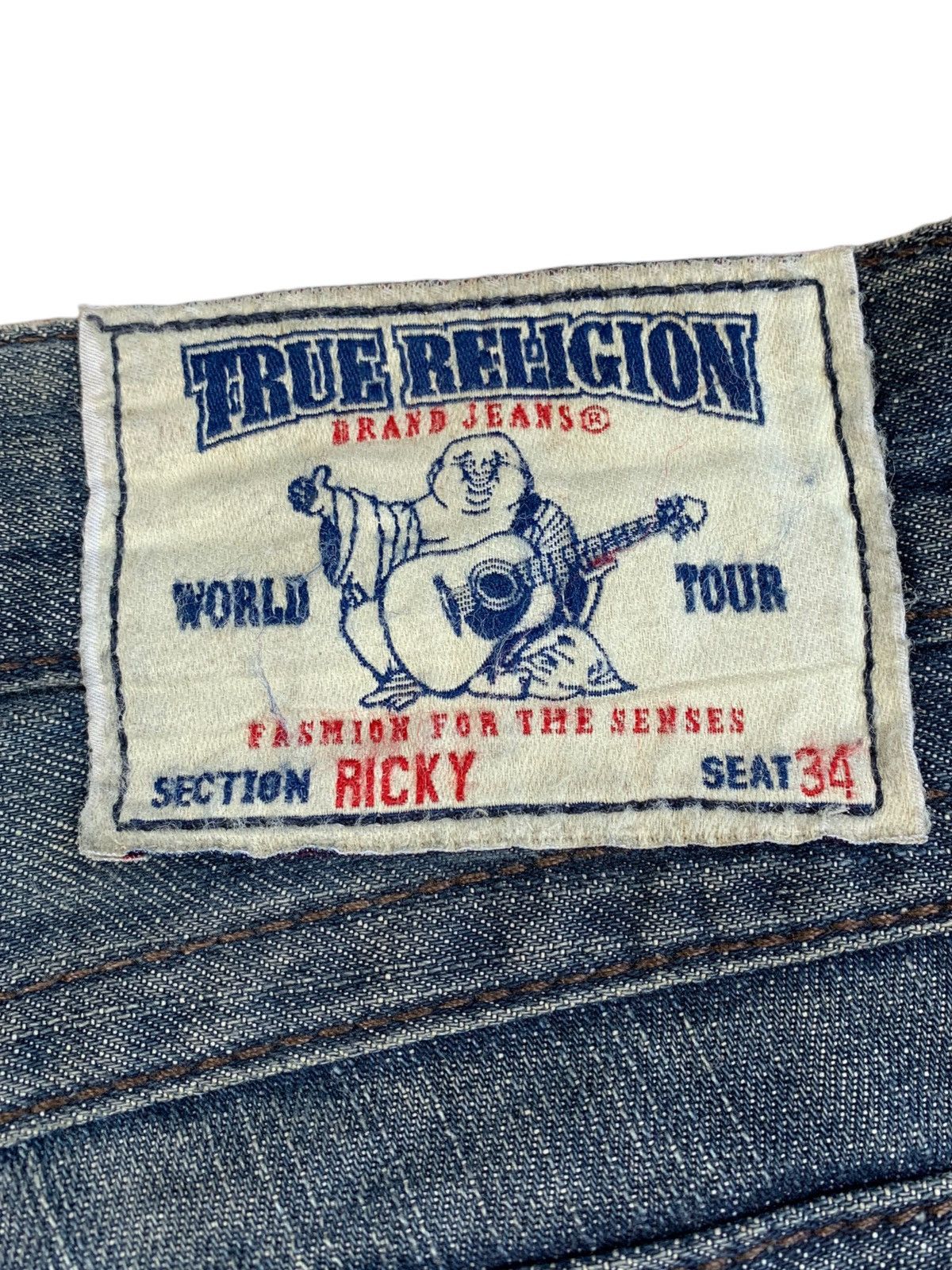 True Religion Y2K 2000’s True Religion Ricky Regular Fit Denim Size US 36 / EU 52 - 16 Thumbnail