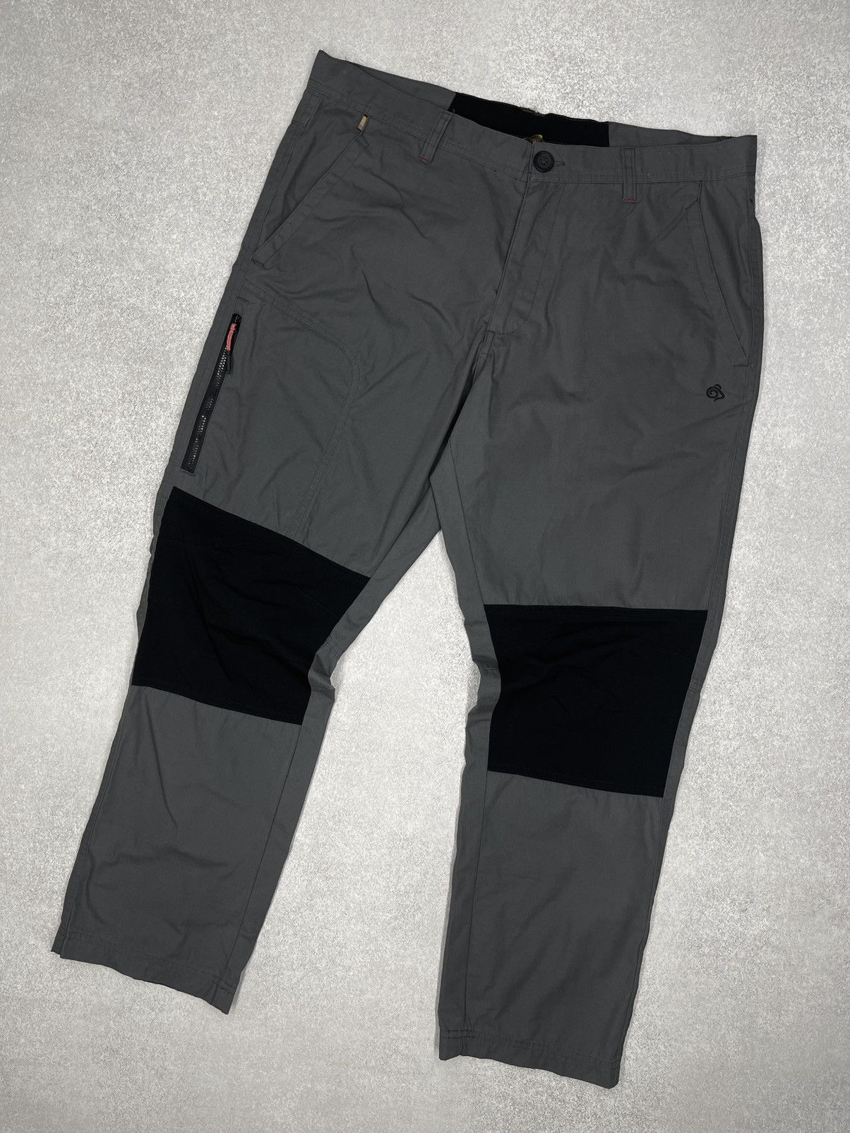 Mens Craghoppers Kit Grey Outdoor Pants Gorpcore Y2K