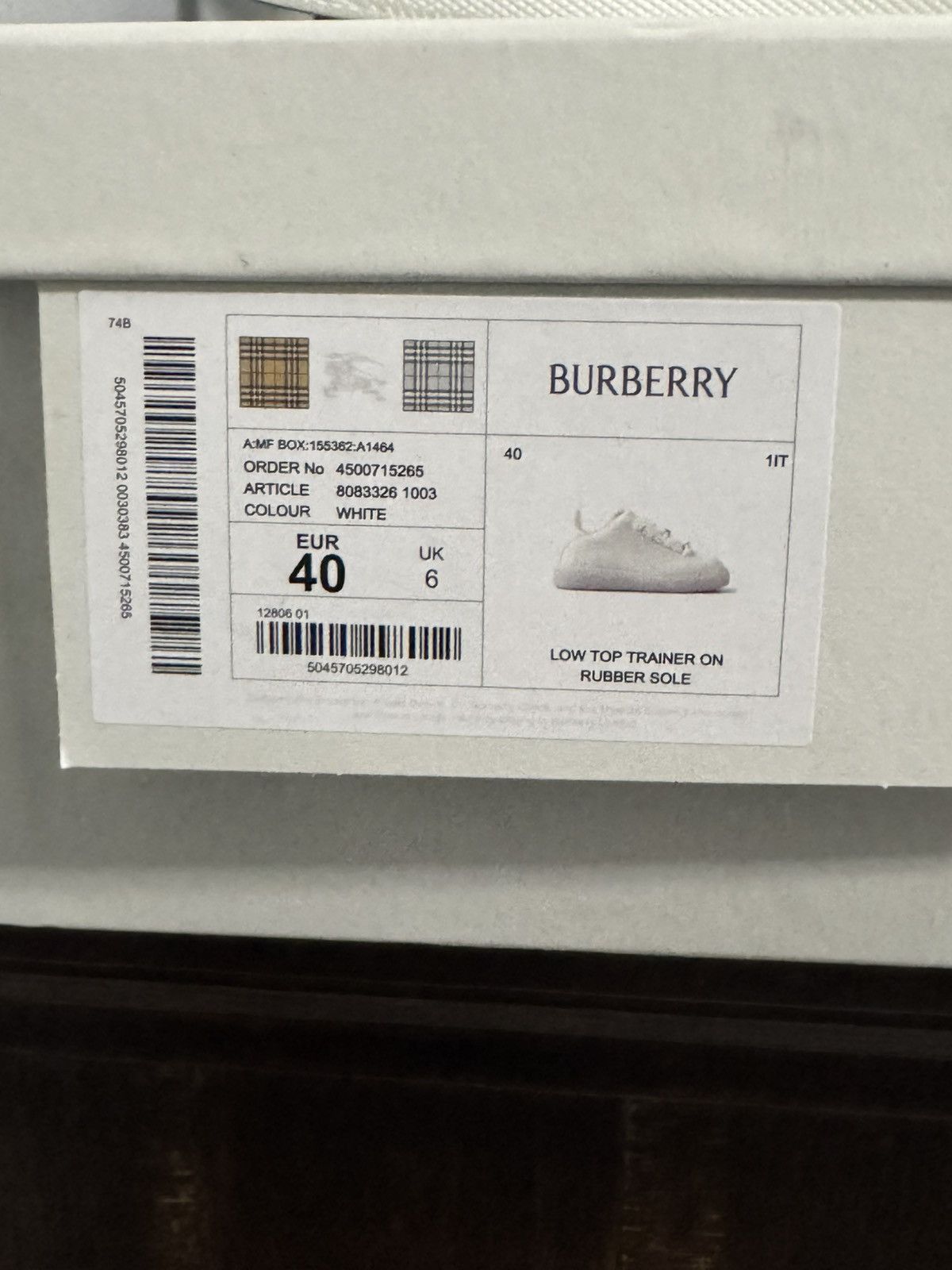 Burberry Burberry White Shoes Size IT40 Size US 9 / EU 42 - 7 Thumbnail