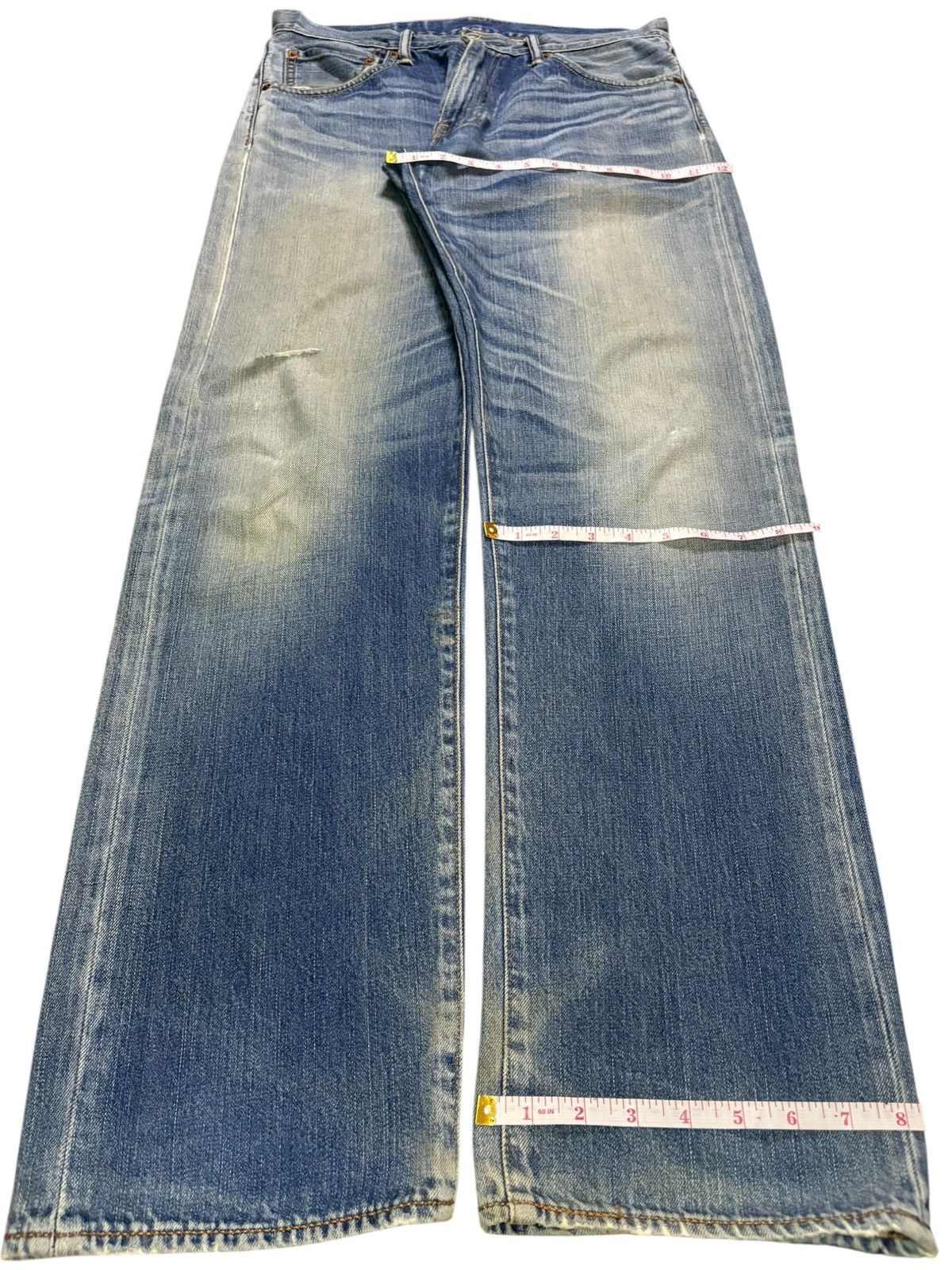 Levi's Vintage 90s Levis 503 Mud Wash Distressed Loose Jeans Size US 32 / EU 48 - 14 Thumbnail