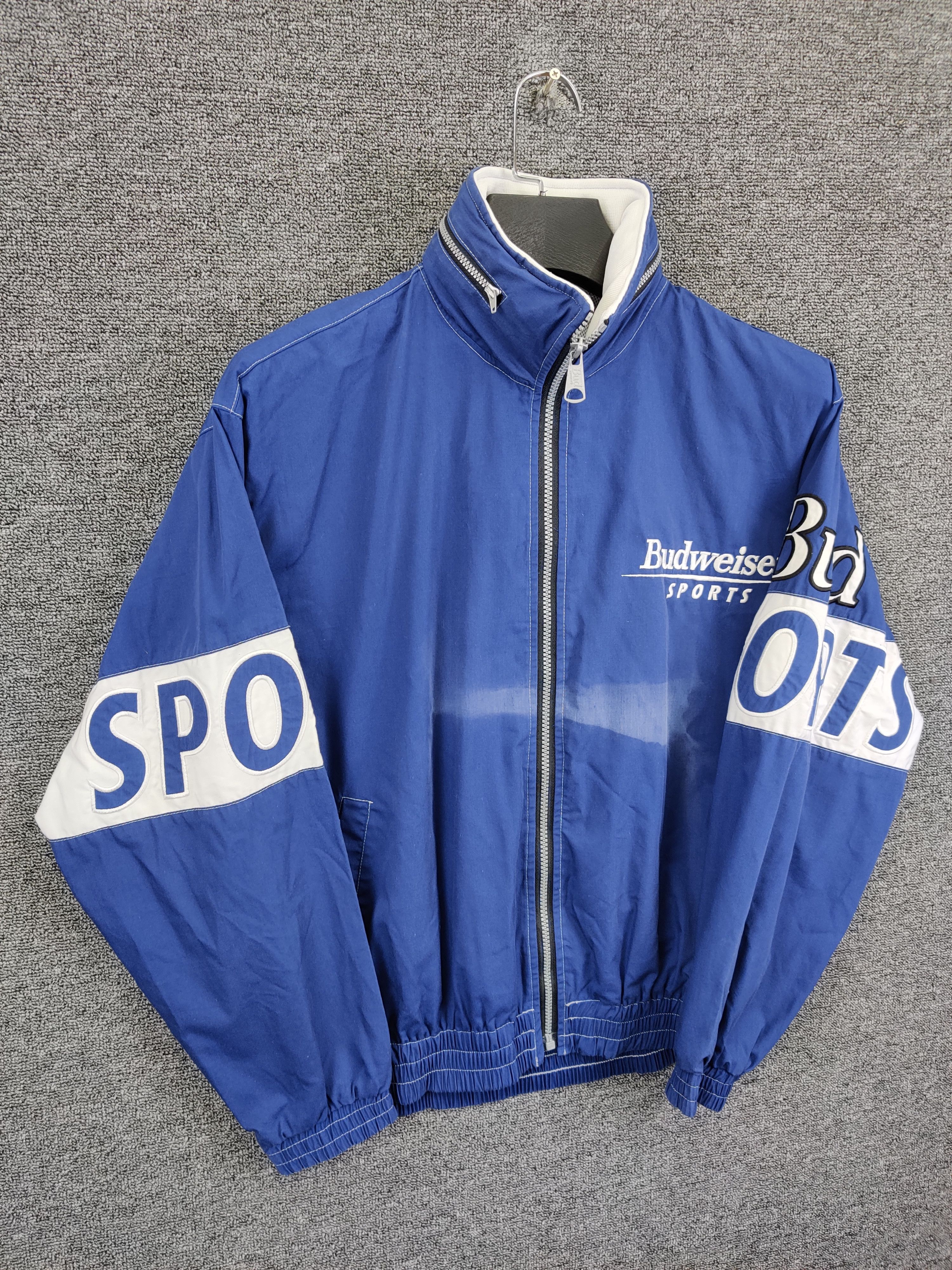 Budweiser Vintage Budweiser Sports Embroidery Spellout Jacket Size US L / EU 52-54 / 3 - 4 Thumbnail