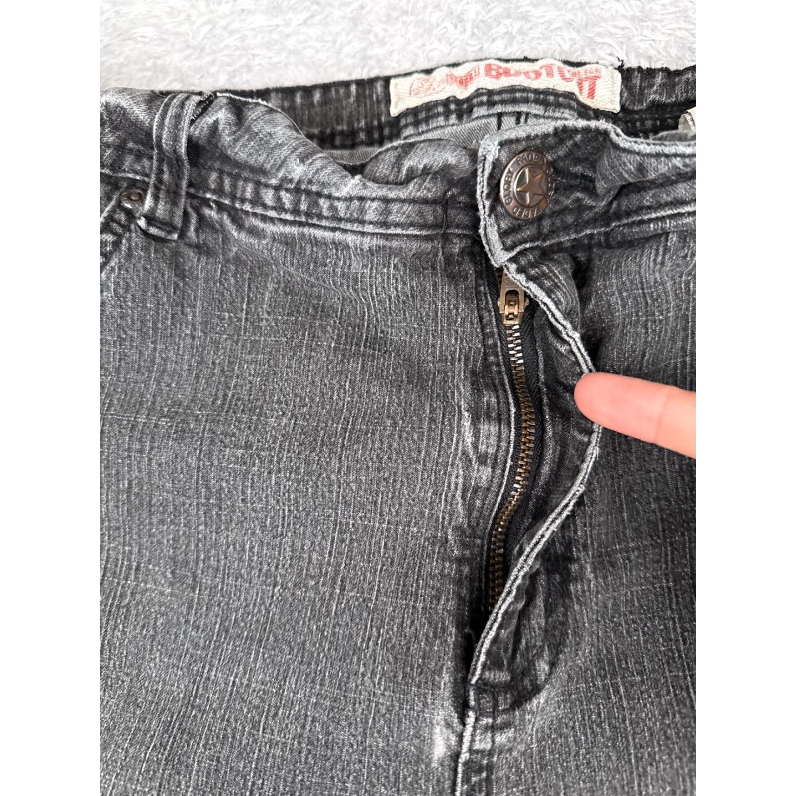 Faded Glory Faded Glory Jeans Women 34x31 Black Denim Bootcut Mid Rise Cotton Blend 1 Size 25" / US 0 / IT 36 - 5 Thumbnail