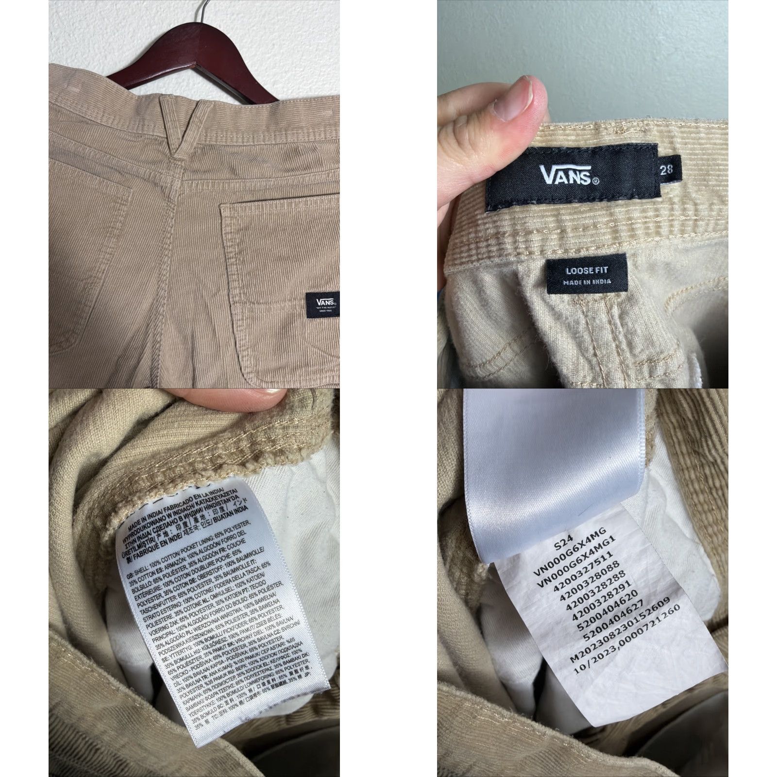 Vans Vans Corduroy Carpenter Utility Shorts Size 28x10 Size US 28 / EU 44 - 9 Thumbnail