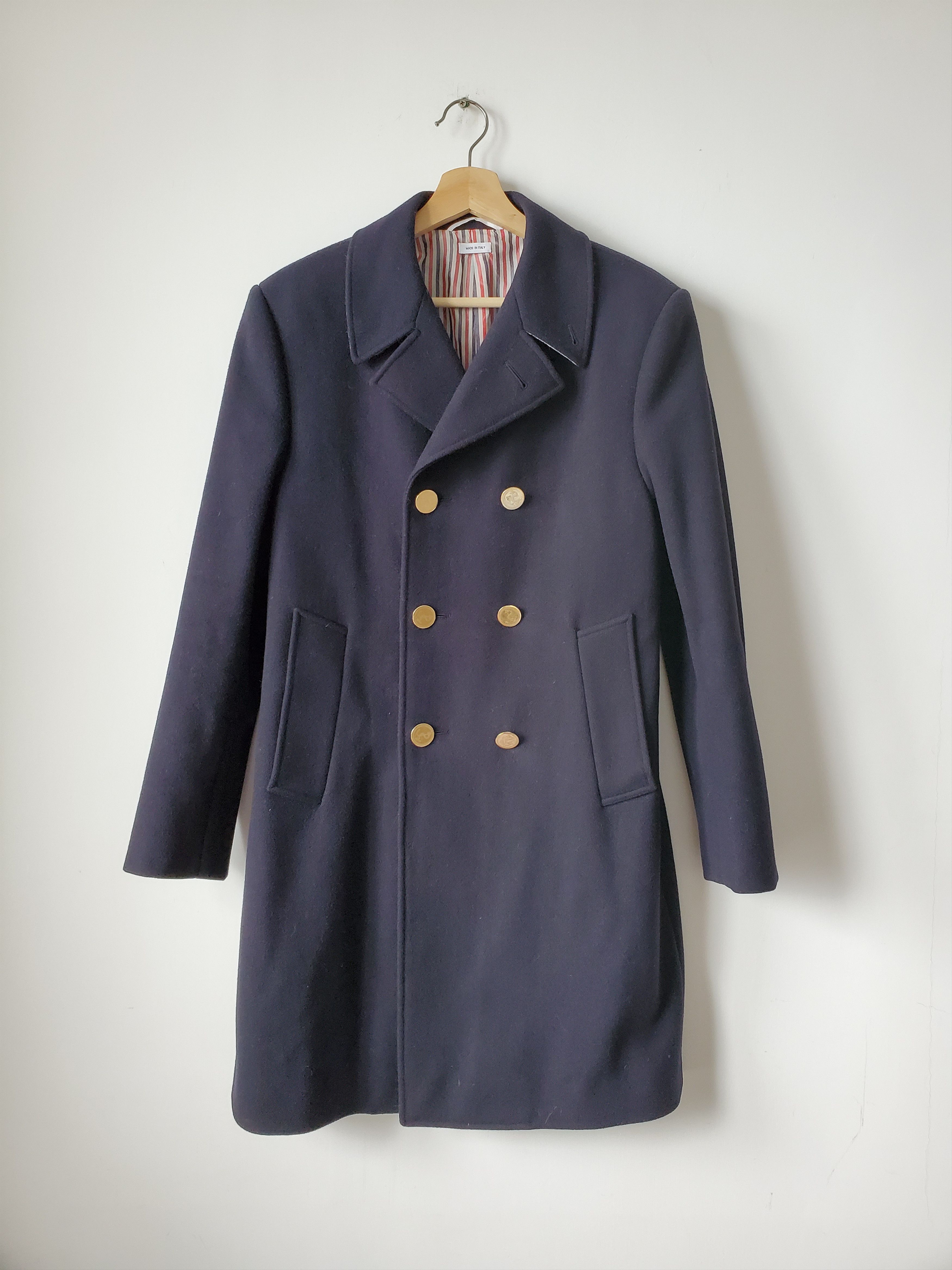Thom Browne Thom Browne Double Breast wool coat Size US S / EU 44-46 / 1 - 1 Thumbnail
