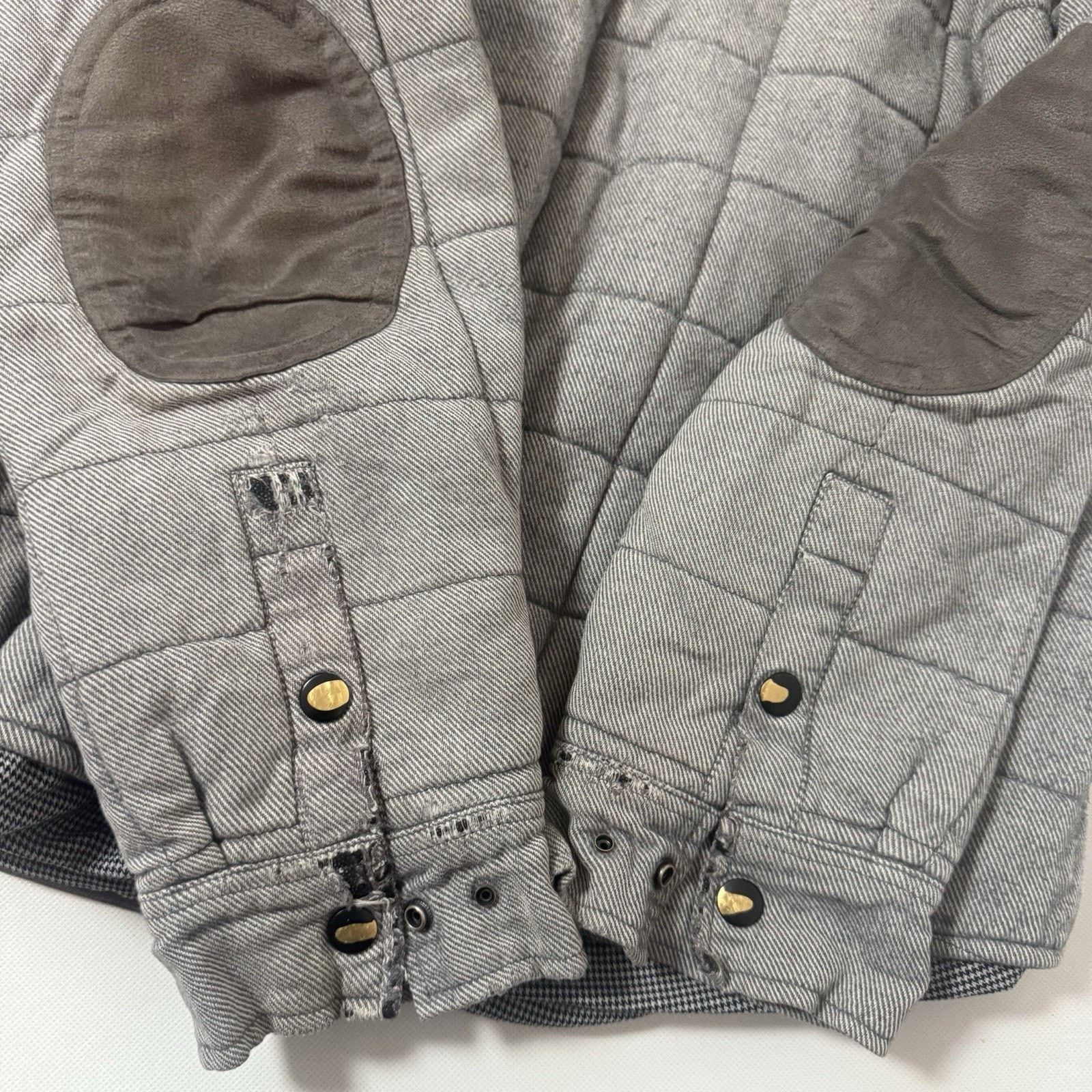 UNTUCKit Untuckit Quilted Jacket Ziata Shacket Patches Flannel Gorp Size US M / EU 48-50 / 2 - 8 Thumbnail