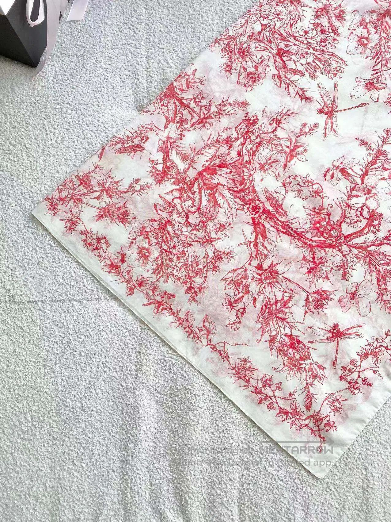 Dior Dior Pink silk scarf| Size ONE SIZE - 2 Thumbnail