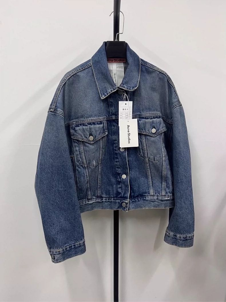 Acne Studios acne studios size:32 Vintage loose-washed denim jacket 250 Size US S / EU 44-46 / 1 - 1 Thumbnail