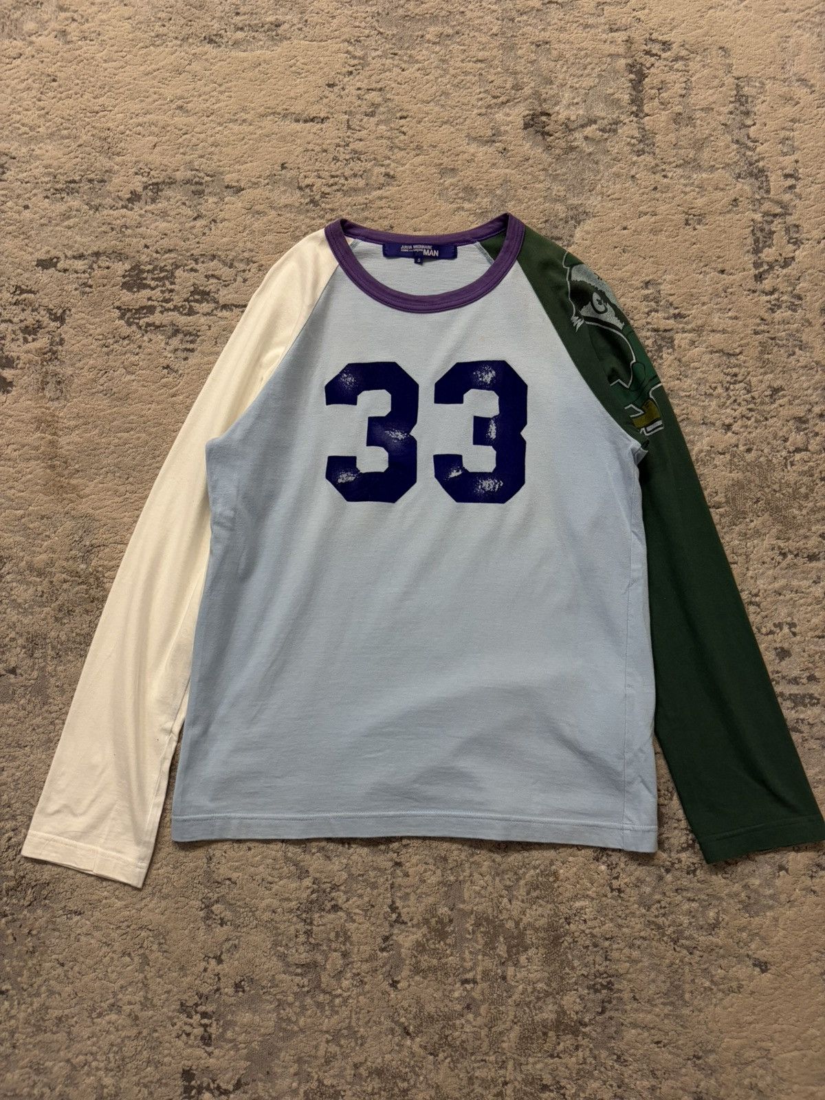 Junya Watanabe SS05 "33" Fighting Irish Reconstructed Long Sleeve T Shirt Size US S / EU 44-46 / 1 - 1 Thumbnail