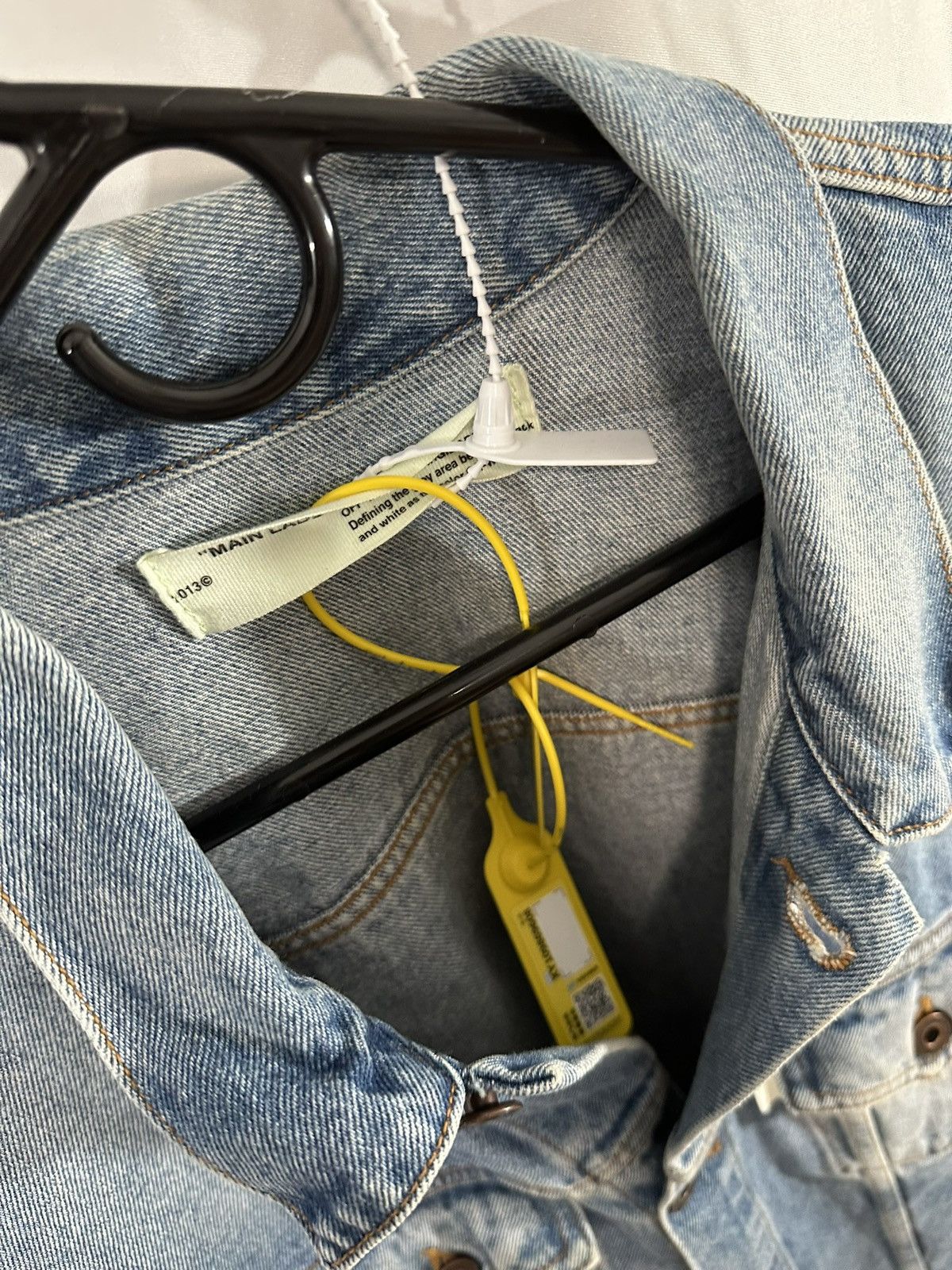 Off-White Off-White Denim Jacket Size US XL / EU 56 / 4 - 12 Thumbnail