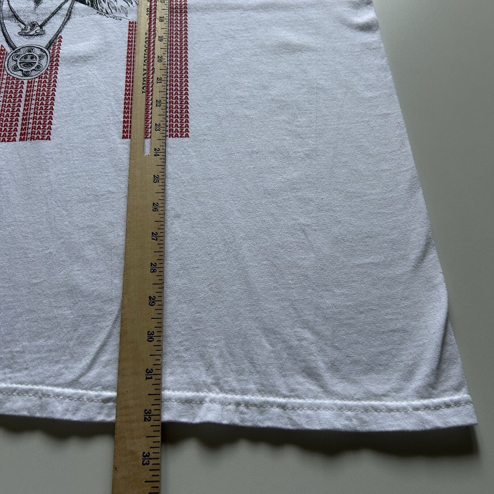 Vintage Vintage 90s Mi Razza Puerto Rico Flag Art Graphic T Shirt XL Size US XL / EU 56 / 4 - 6 Thumbnail