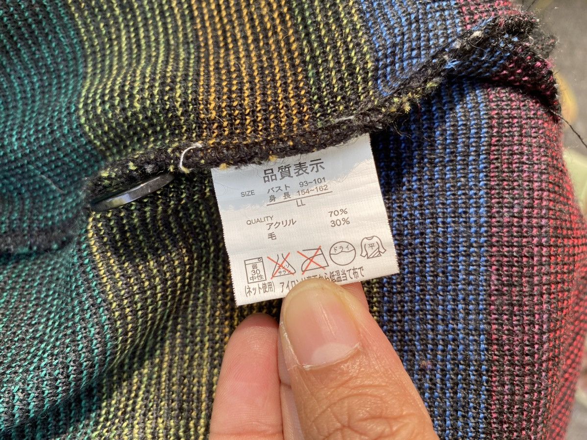 Designer × Vintage FINANCIER Black Knitted Cardigan Size L / US 10 / IT 46 - 4 Thumbnail