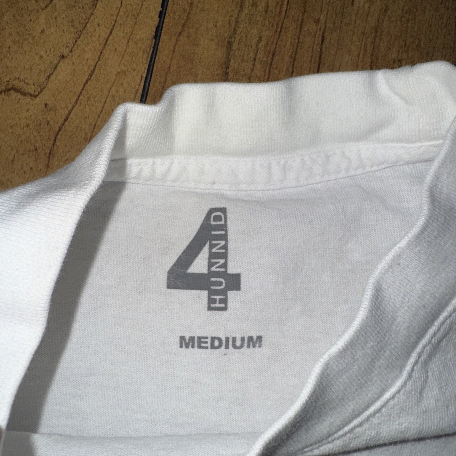 4HUNNID × Rap Tees YG 4 Hunnid Long Sleeve F 12 T-Shirt White Med 22x27 Size US M / EU 48-50 / 2 - 5 Thumbnail