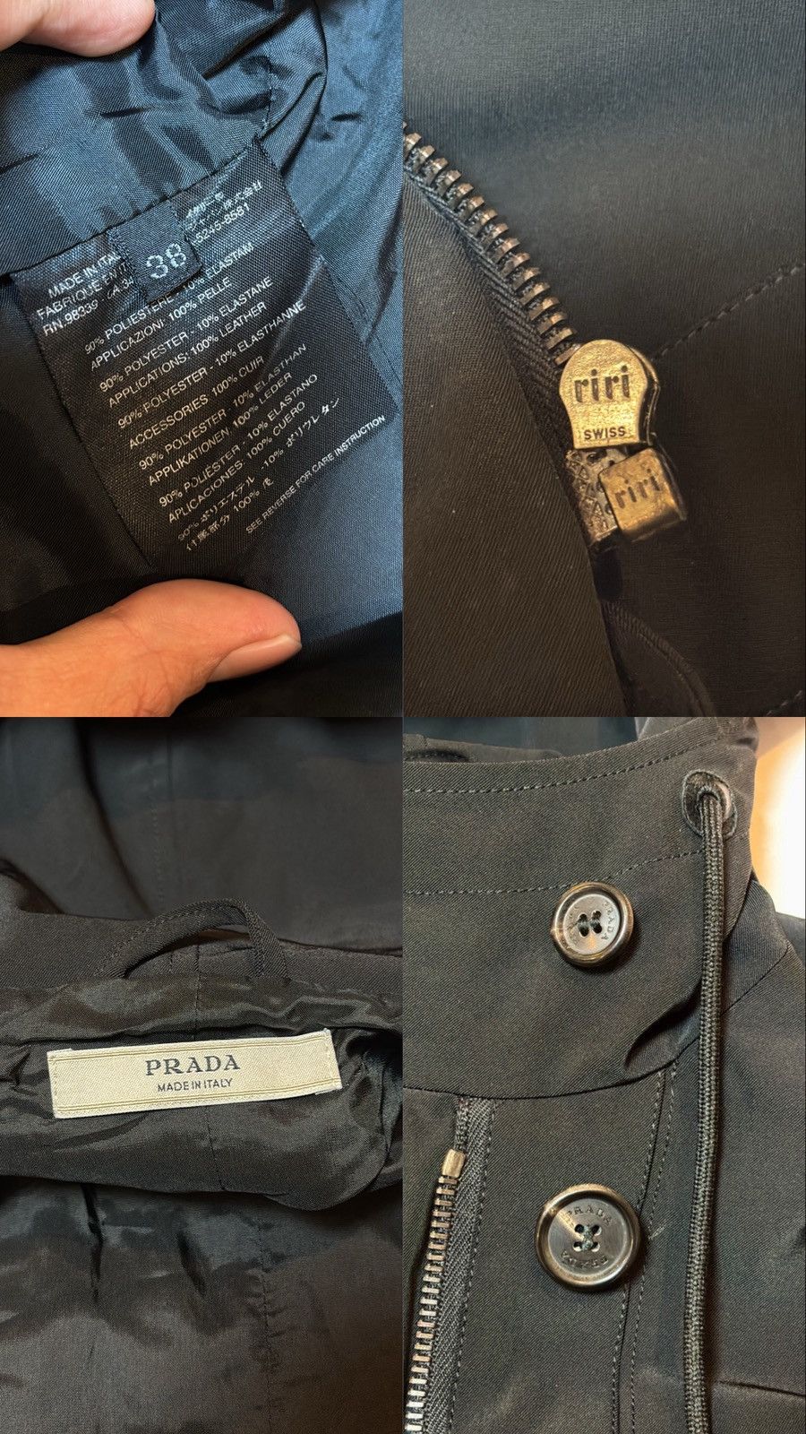 Prada 00's Prada Archive Cropped jacket Size XS / US 0-2 / IT 36-38 - 8 Thumbnail