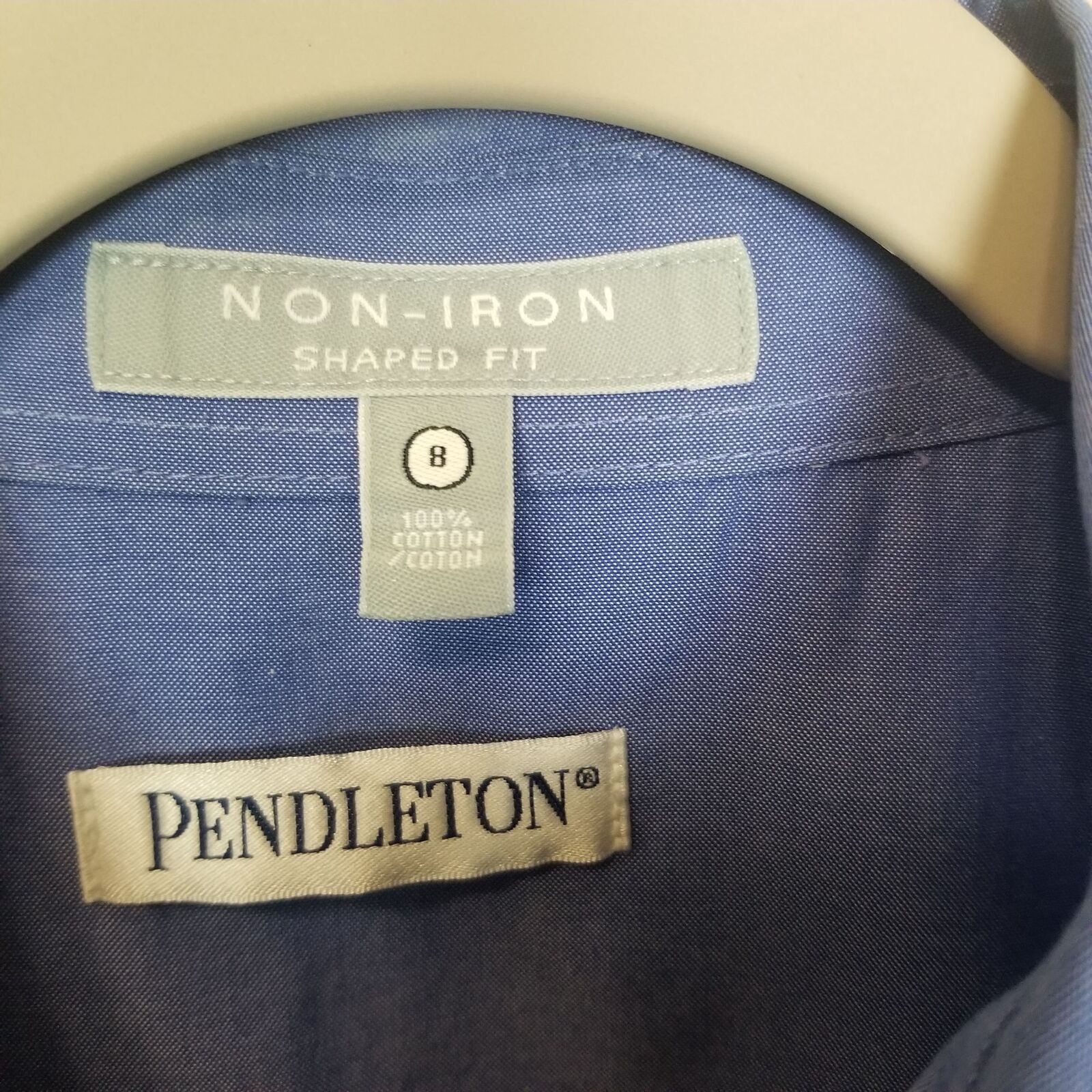 Pendleton Pendleton Womens Blouse Pintuck Classic Minimalist Shaped 8 Size M / US 6-8 / IT 42-44 - 6 Thumbnail
