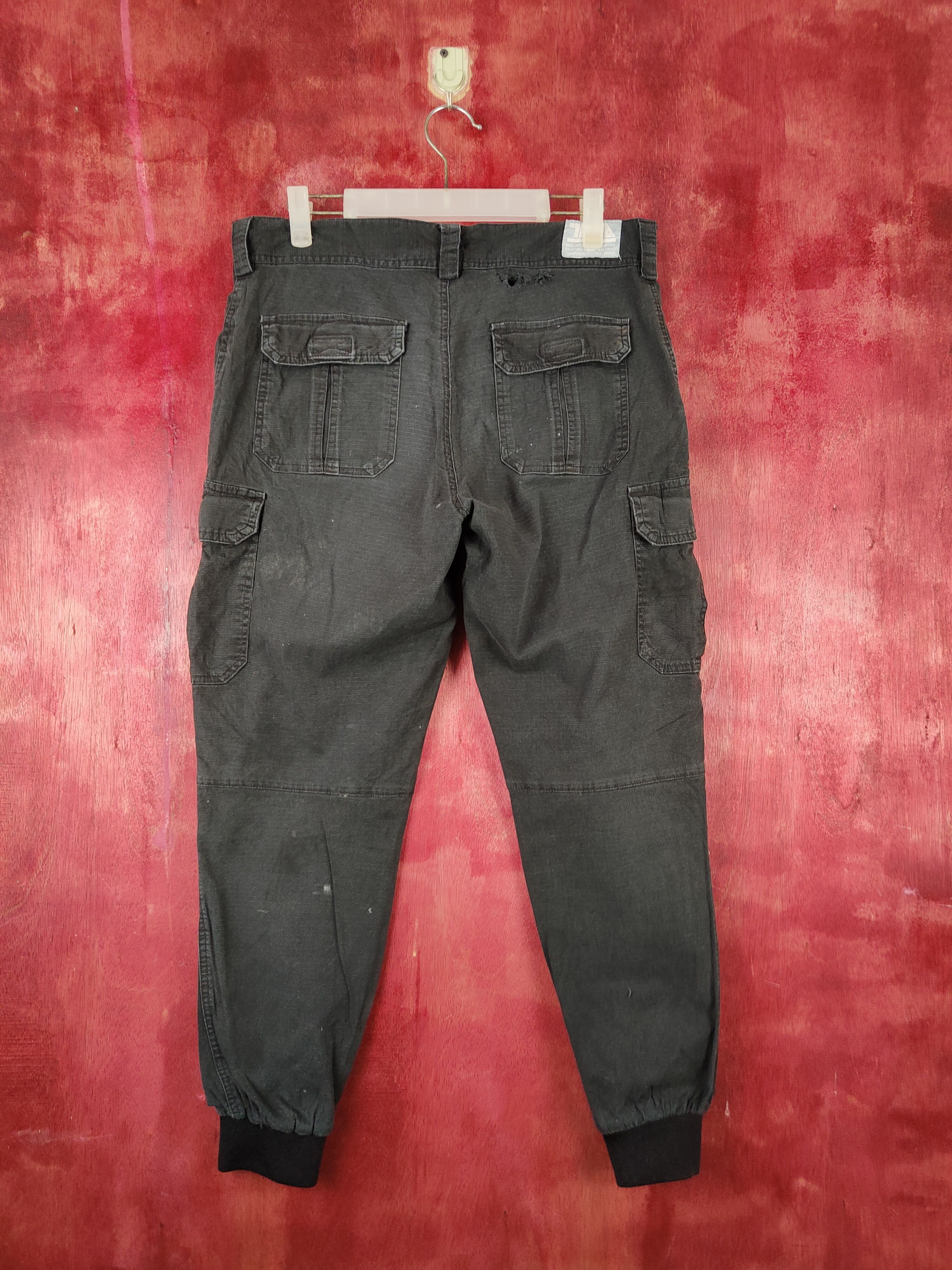 Japanese Brand Toraichi Black Multipocket Tactical Jogger Pants #S1294 Size US 32 / EU 48 - 8 Thumbnail
