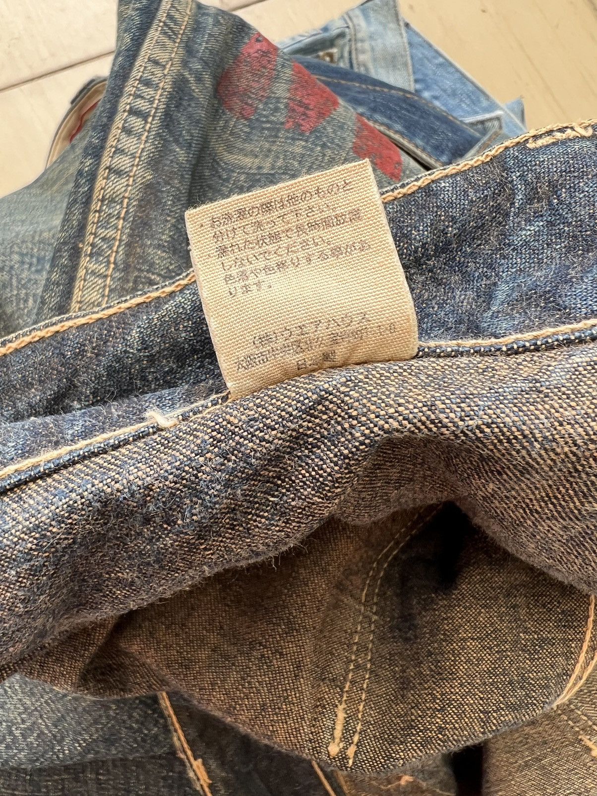 Warehouse Warehouse DW WWII US Military Style Buckle Back Denim Pant Size US 32 / EU 48 - 23 Thumbnail
