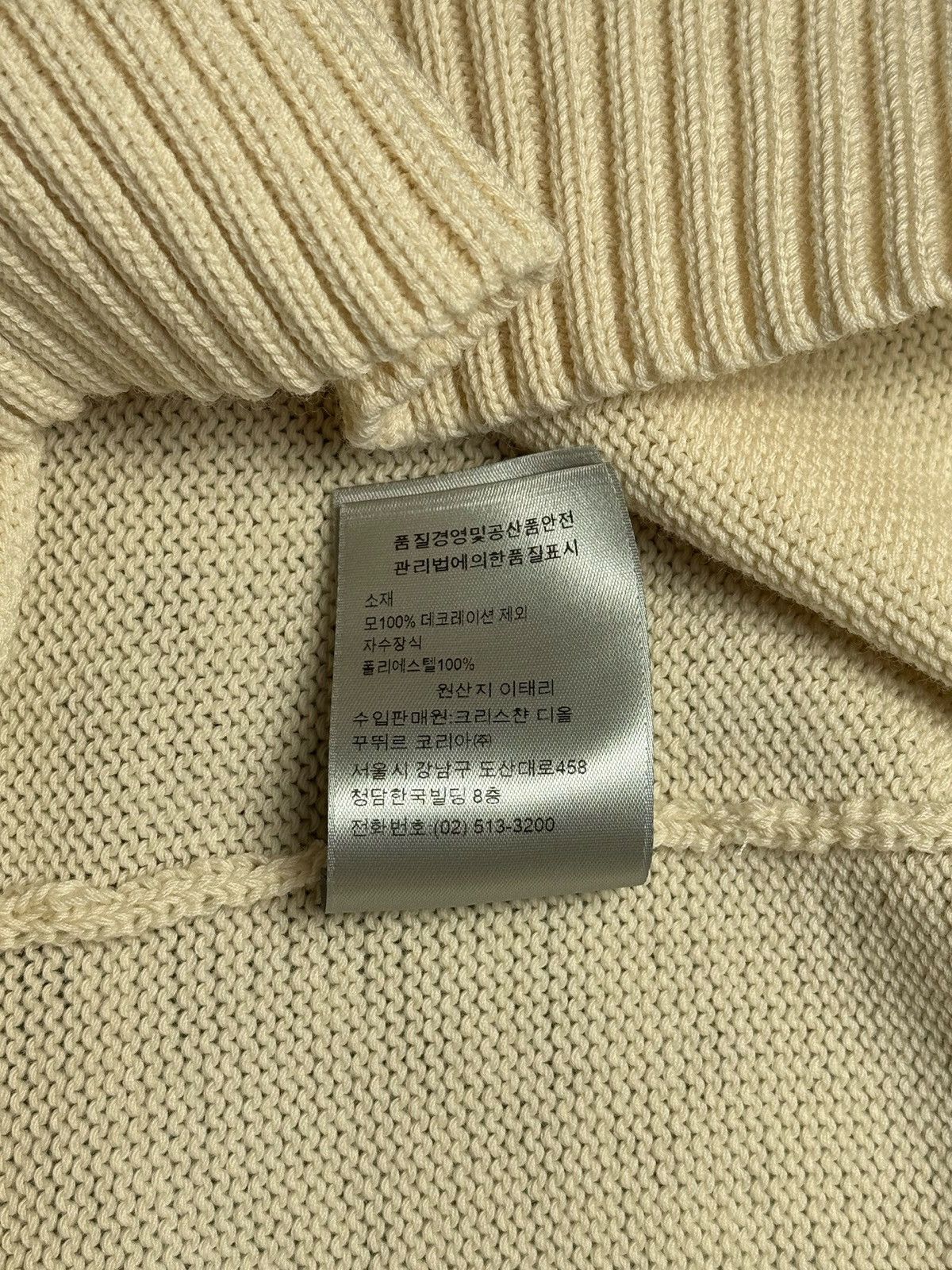 Dior Dior x Cactus Jack cream white oversized sweater Size US S / EU 44-46 / 1 - 6 Thumbnail