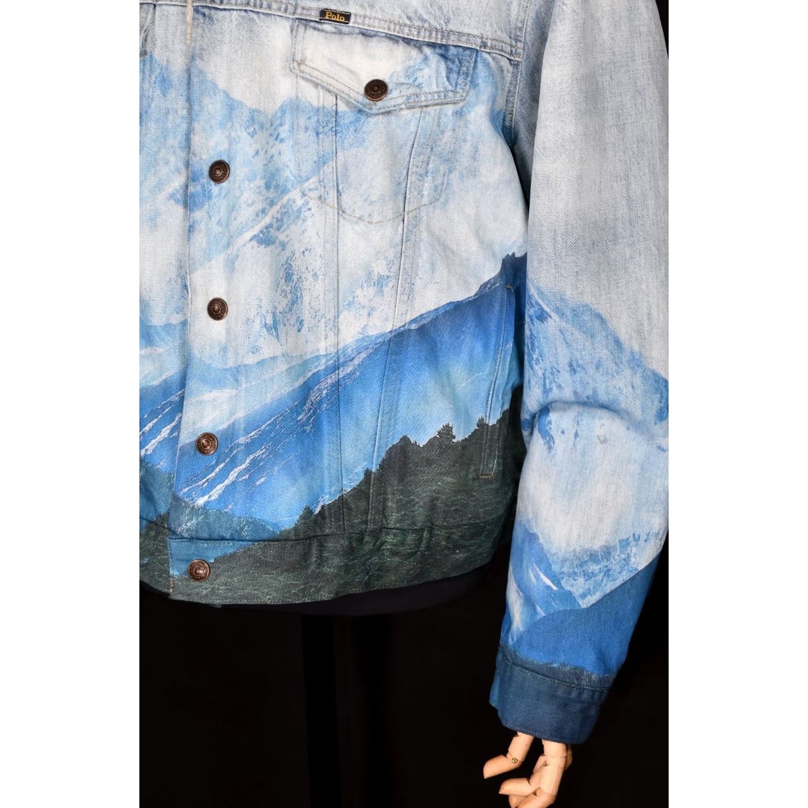 Polo Ralph Lauren Polo Ralph Lauren Jacket Denim Sherpa Mountain Trucker L Men Blue Denim Cotton Size L Shirt Size US L / EU 52-54 / 3 - 6 Thumbnail