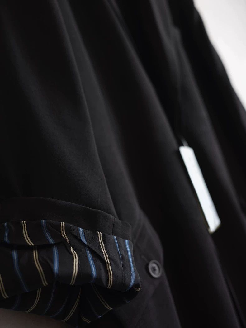 Yohji Yamamoto Yohji Yamamoto 24AW Triacetate Coat with Removable Collar c Size US M / EU 48-50 / 2 - 7 Thumbnail
