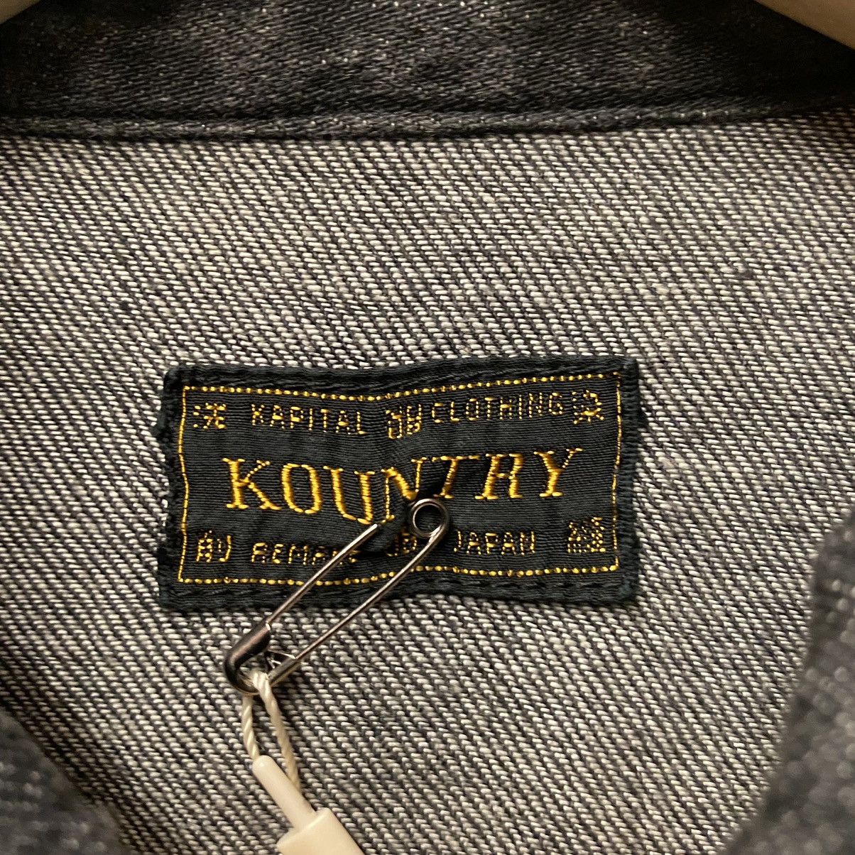 Kapital Kapital Kountry Denim Western Shirt Black Size US L / EU 52-54 / 3 - 7 Thumbnail