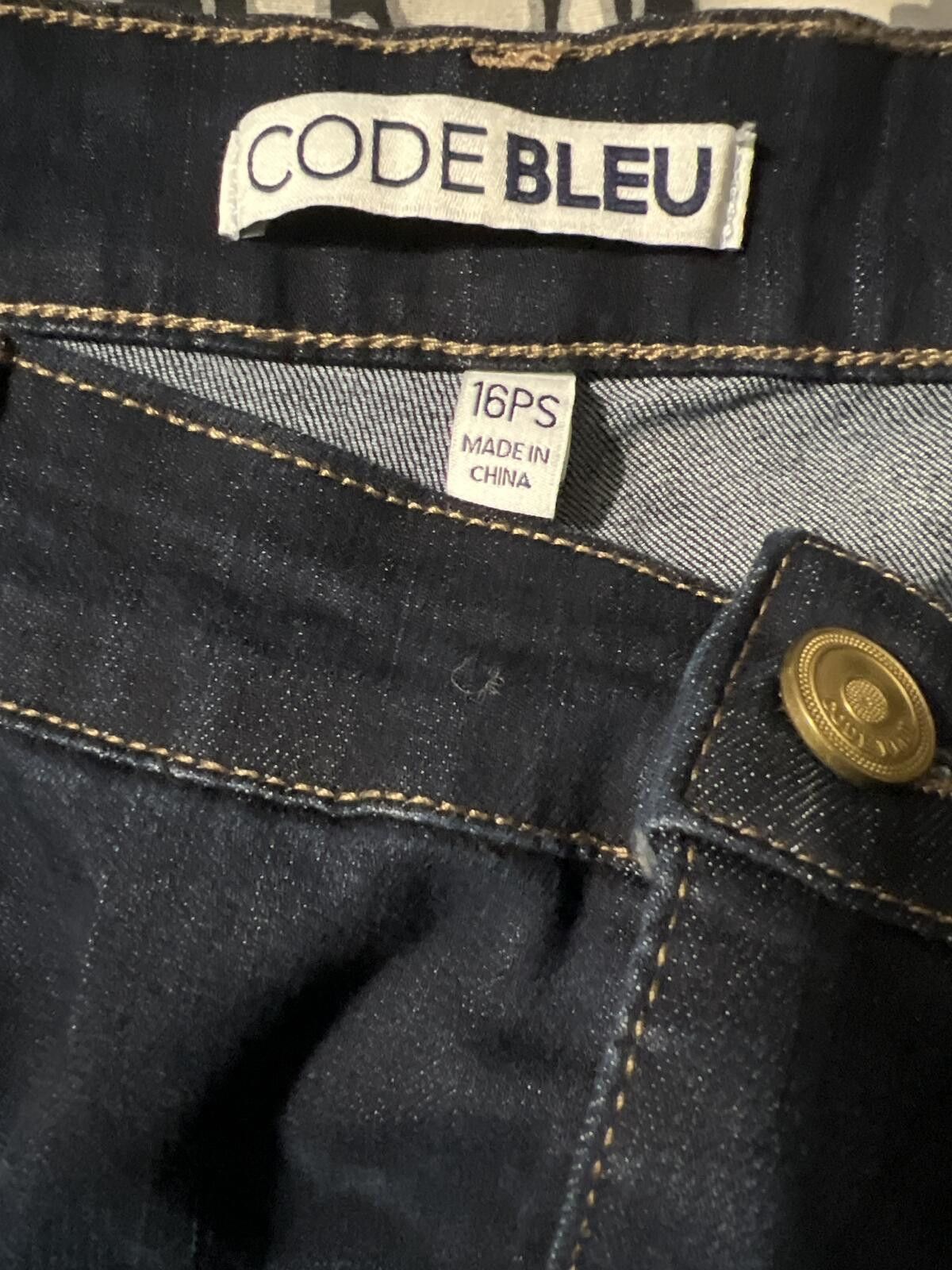 Other Code Bleu indigo Chelsea Classic Straight Leg Jeans 16PS Size 38" / US 16 / IT 52 - 6 Thumbnail