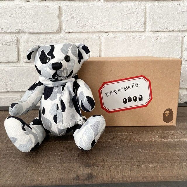 Bape BAPE CAMO Teddy Bear Plush Doll a bathing ape NIGO Size ONE SIZE - 1 Thumbnail