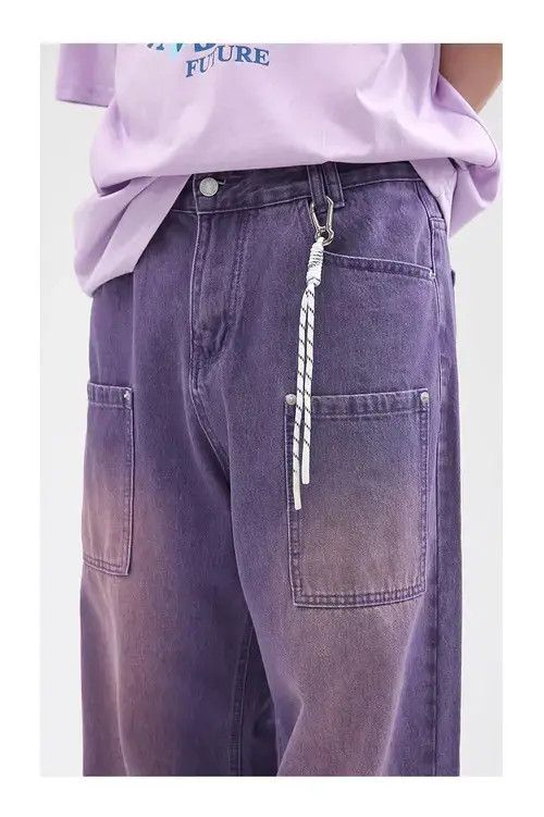 Jean faded skate hiphop baggy jeans Size US 32 / EU 48 - 4 Thumbnail