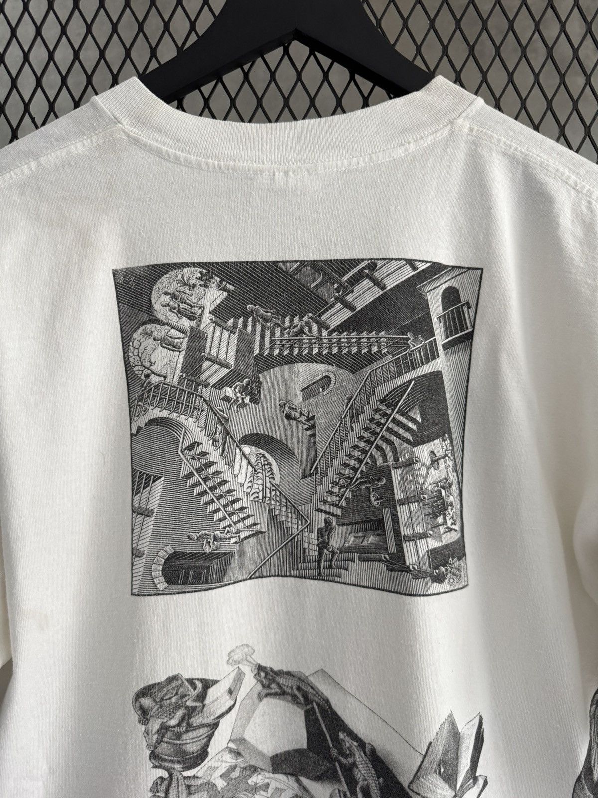 Vintage Vintage 1990 Mc Escher AOP Art Tee Size US XL / EU 56 / 4 - 6 Thumbnail