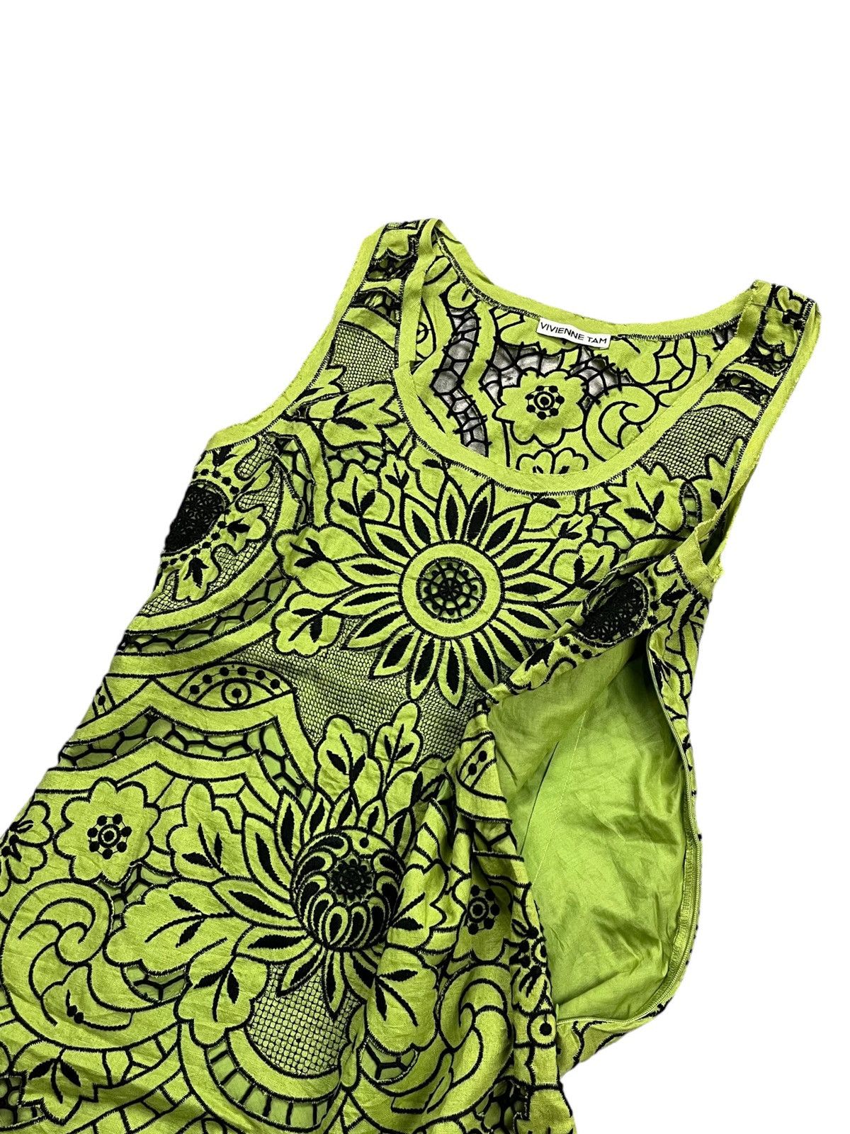 Designer 1990s Vivienne Tam - LSD Flower Top Size M / US 6-8 / IT 42-44 - 3 Thumbnail