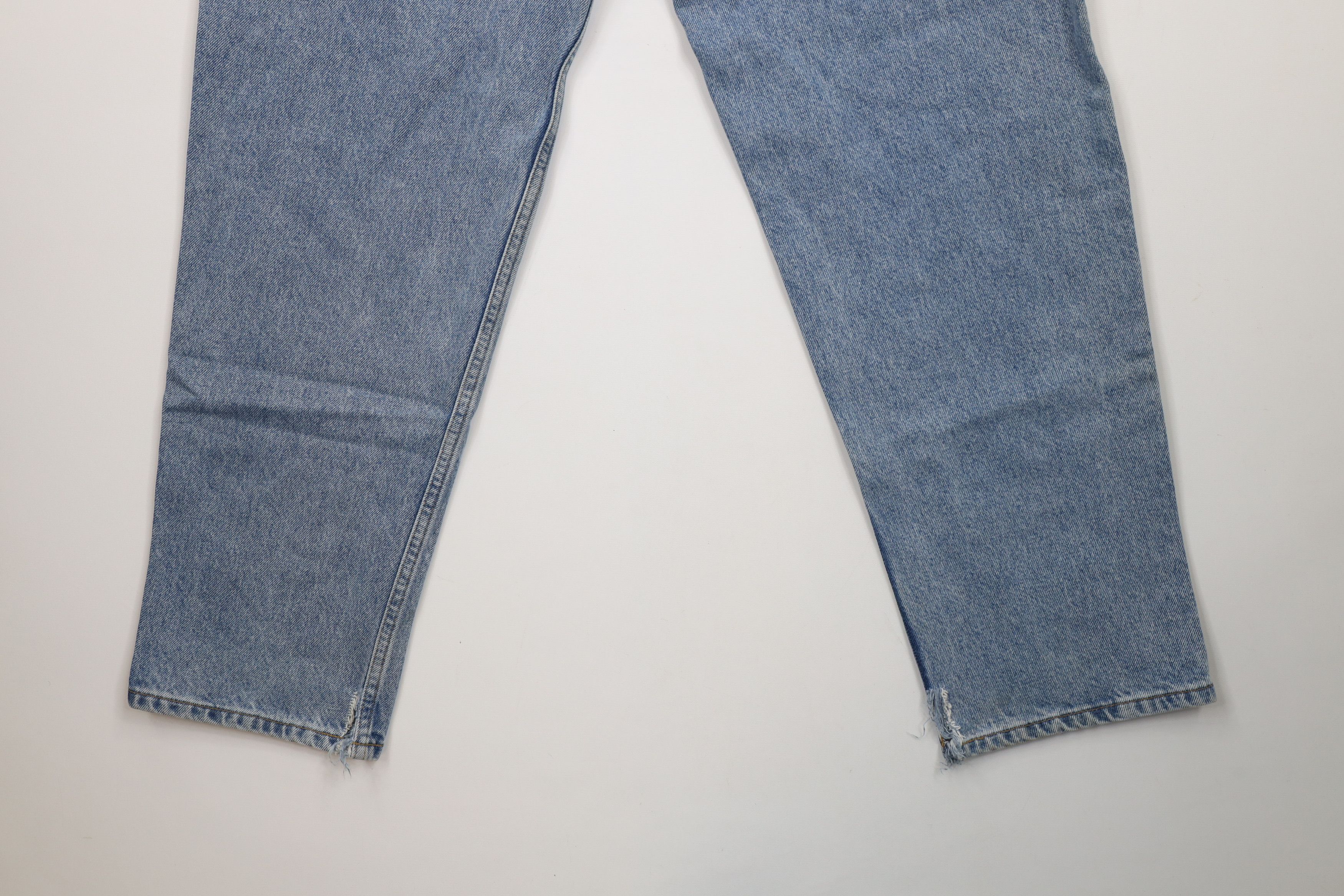 Tommy Hilfiger × Vintage Vintage 90s Tommy Hilfiger Spell Out Baggy Fit Denim Jeans Size US 32 / EU 48 - 15 Thumbnail