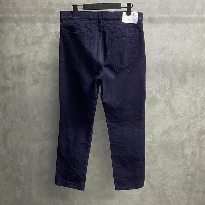 Louis Vuitton Louis Vuitton Dark blue ink full print logo jeans 2502-Nex Size US 32 / EU 48 - 2 Thumbnail