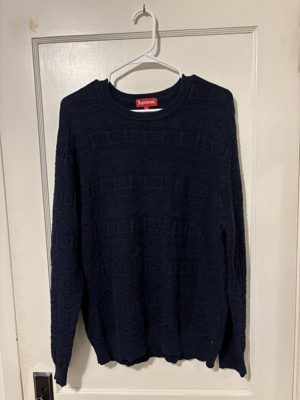 Supreme Jacquard Knit Sweater Size US M / EU 48-50 / 2 - 1 Thumbnail