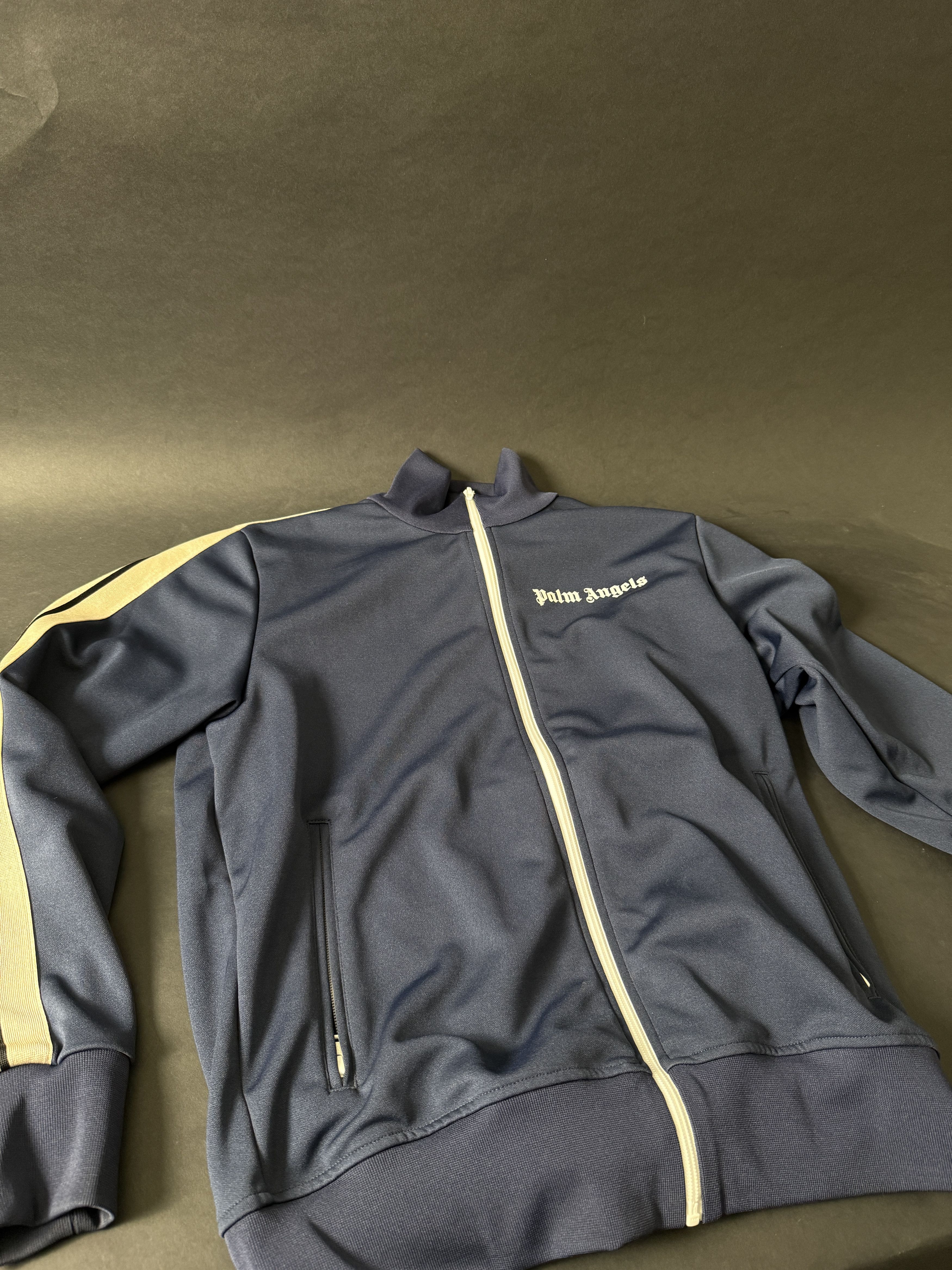 Palm Angels Track Jacket Navy Blue Size L Size US L / EU 52-54 / 3 - 1 Thumbnail
