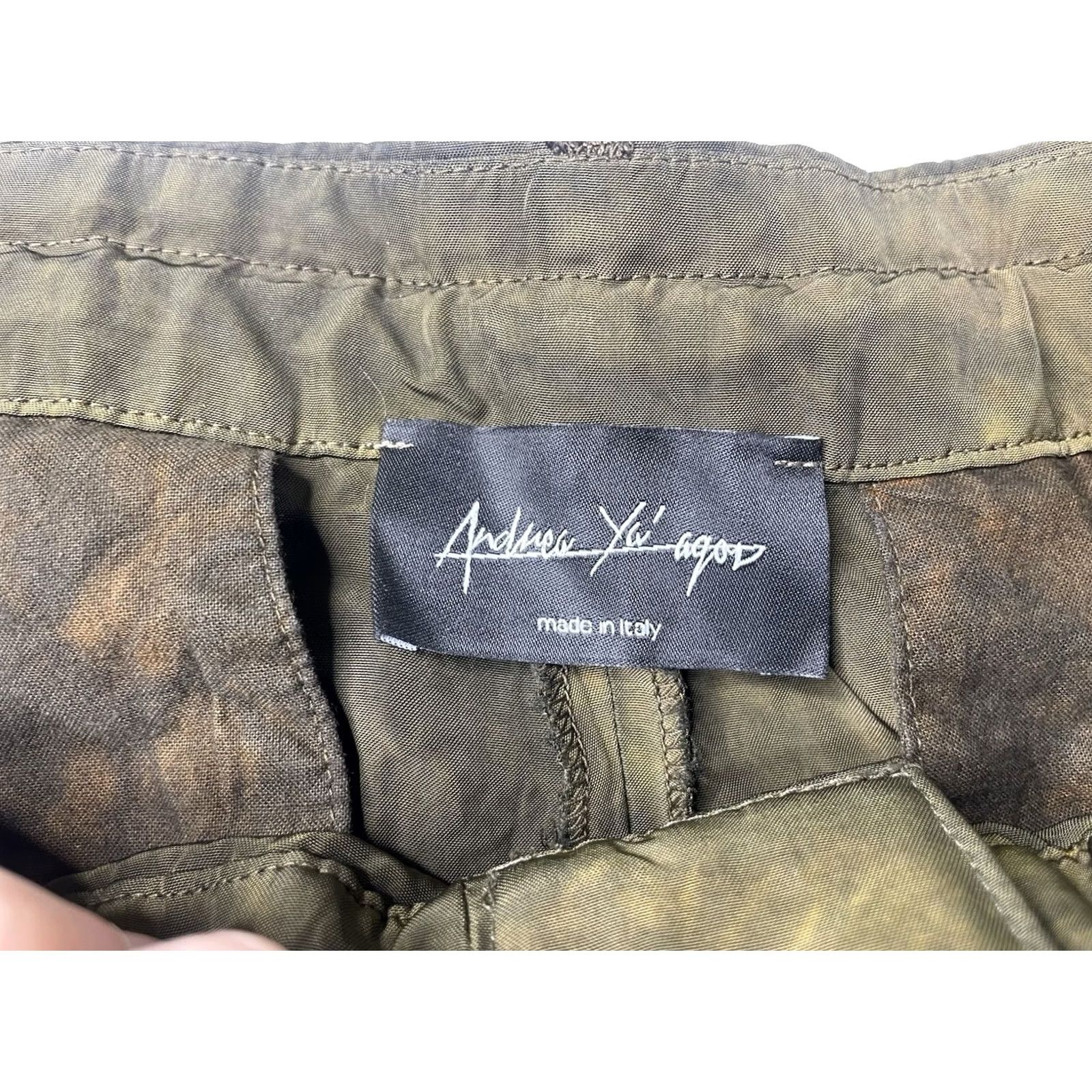 Vintage Andrea Ya’aqov Italy Mens Large 2 Piece Set Shirt Shorts Brown Short Sleeve Button Size US L / EU 52-54 / 3 - 3 Thumbnail