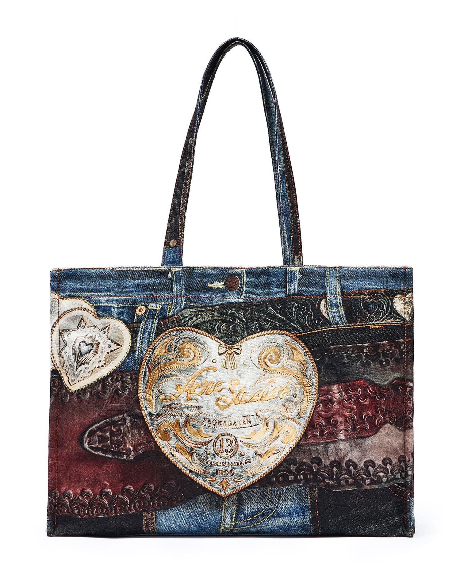 Acne Studios Acne Studios All-over Print Tote Size ONE SIZE - 1 Thumbnail
