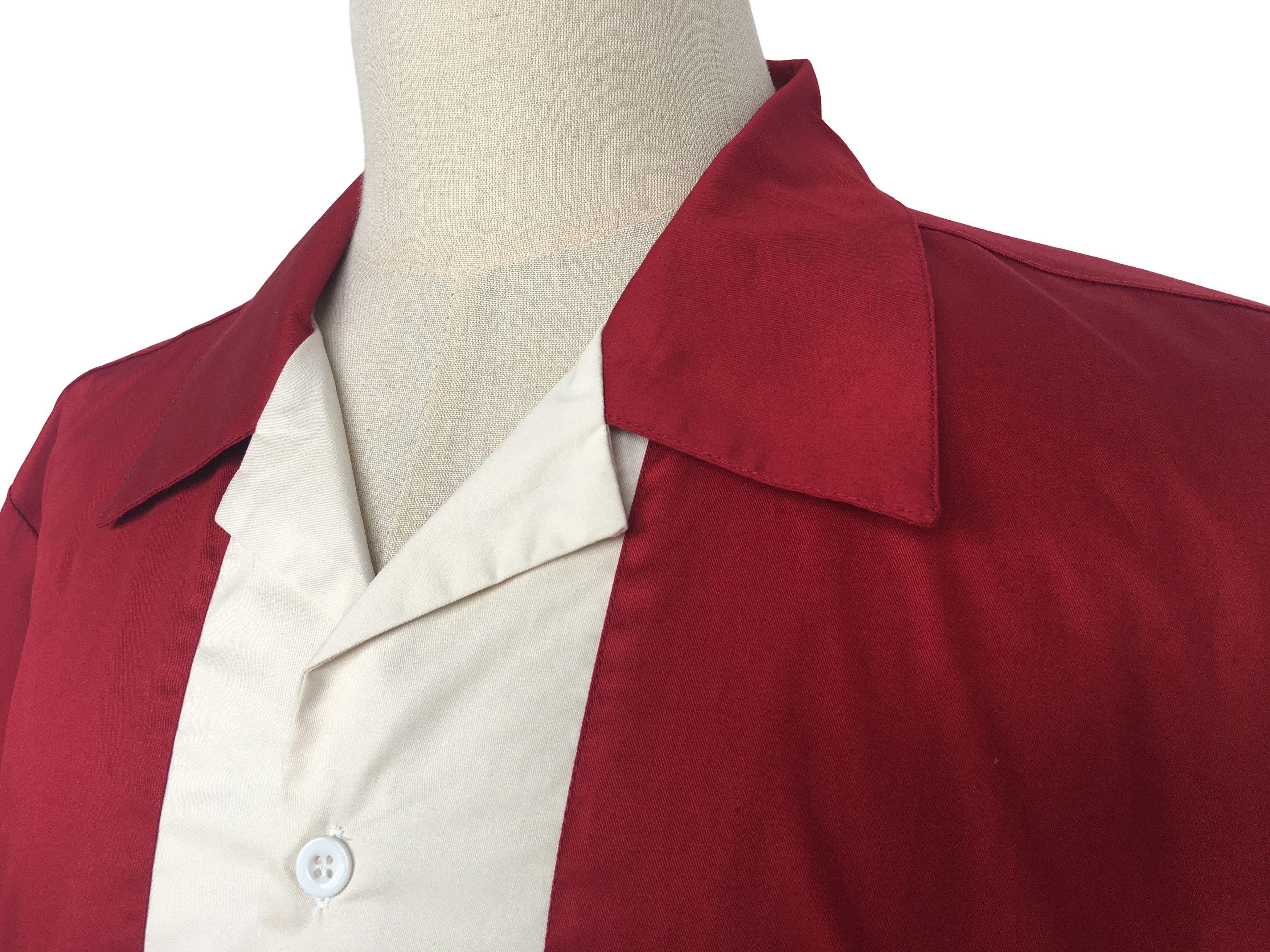 Other Bowling Shirts Maroon Vintage Casual Shirts Size US XL / EU 56 / 4 - 4 Thumbnail